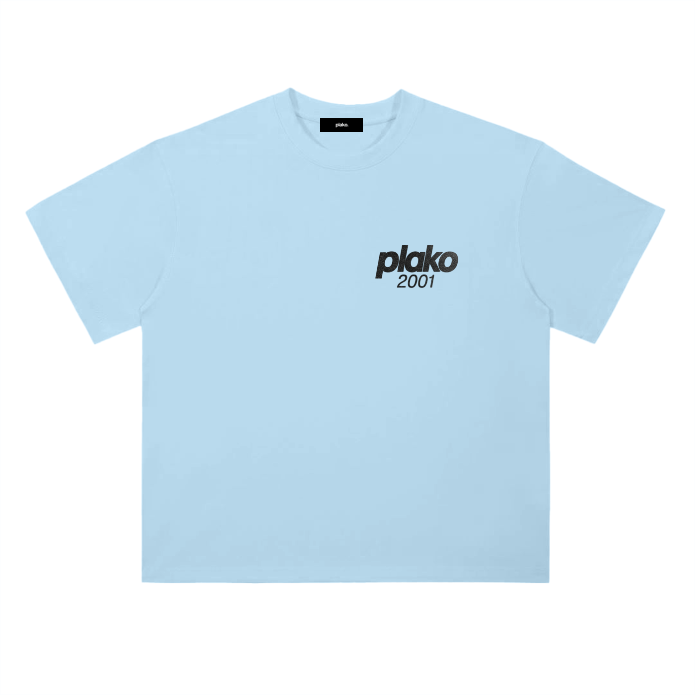 PLAKO ESSENTIALS 2001 HEAVYWEIGHT TEE [BLACK EDITION]