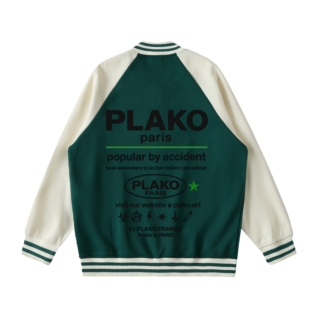 POPULAR BY ACCIDENT VARSITY JACKET