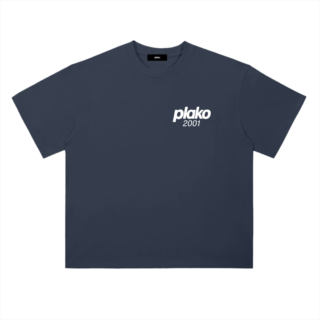 PLAKO ESSENTIALS 2001 HEAVYWEIGHT TEE [WHITE EDITION]