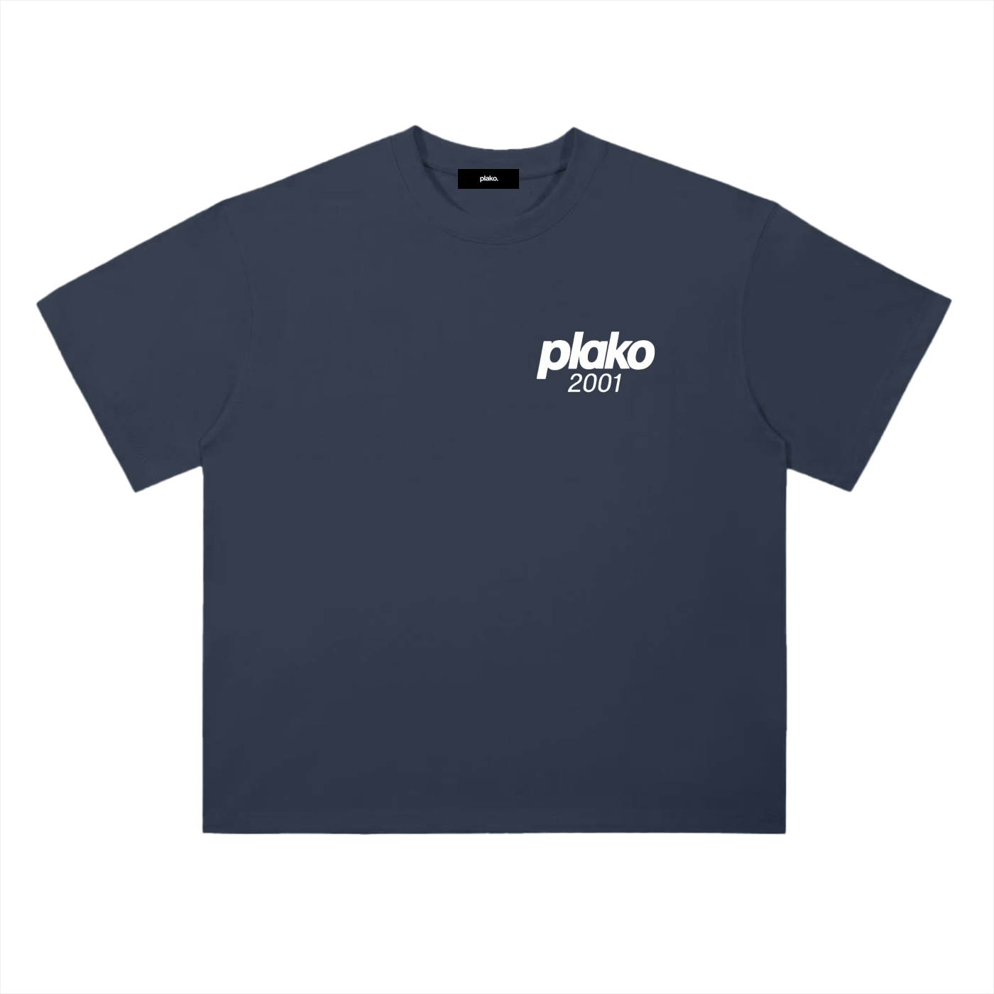 PLAKO ESSENTIALS 2001 HEAVYWEIGHT TEE [WHITE EDITION]