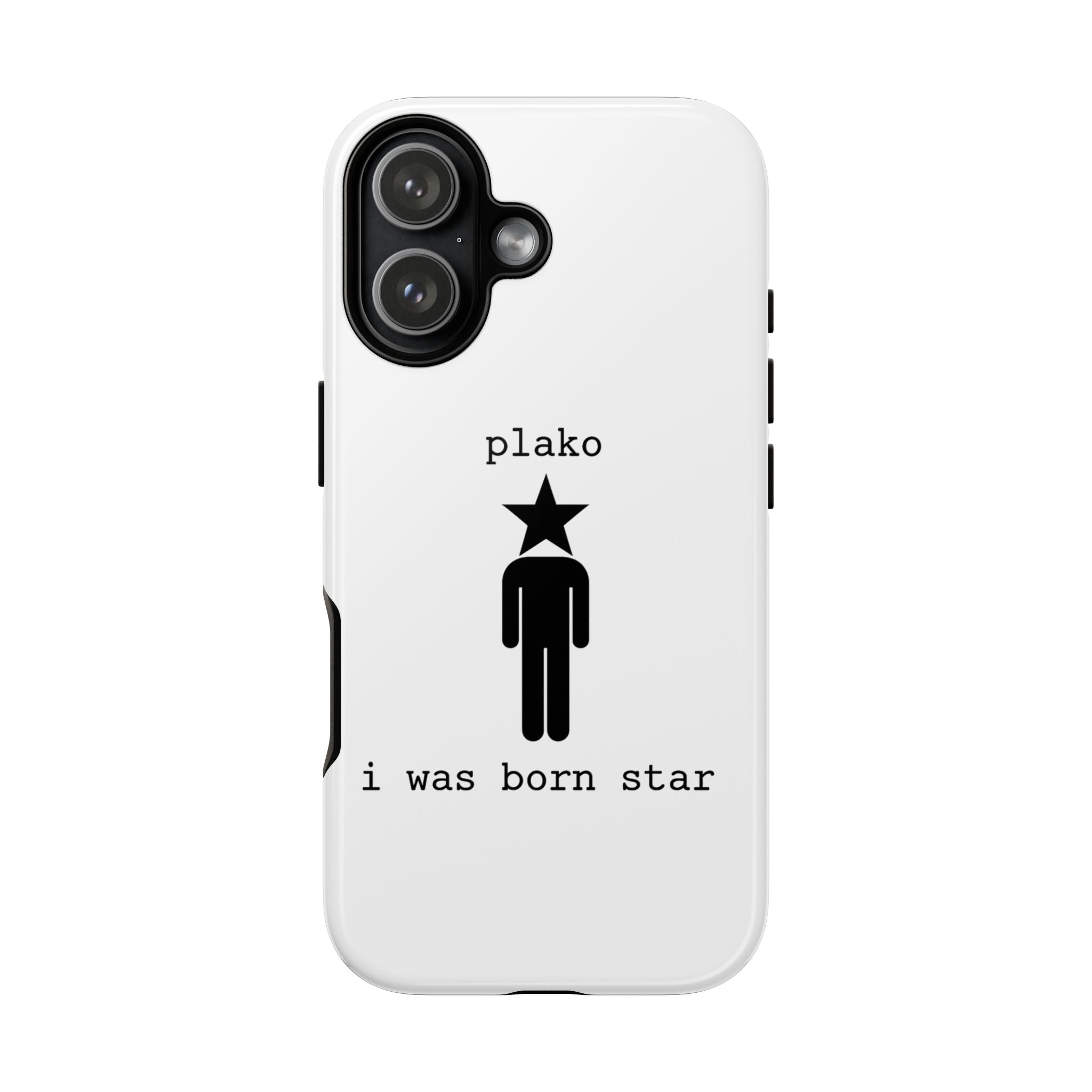 BORN STAR PHONE CASE [WHITE EDITION] [ICONS ONLY]