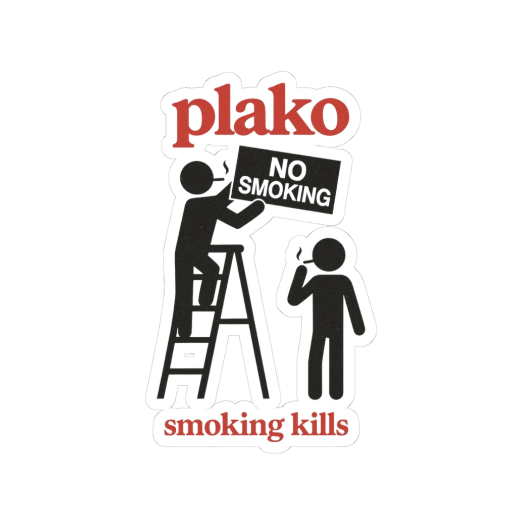 NO SMOKING STICKER