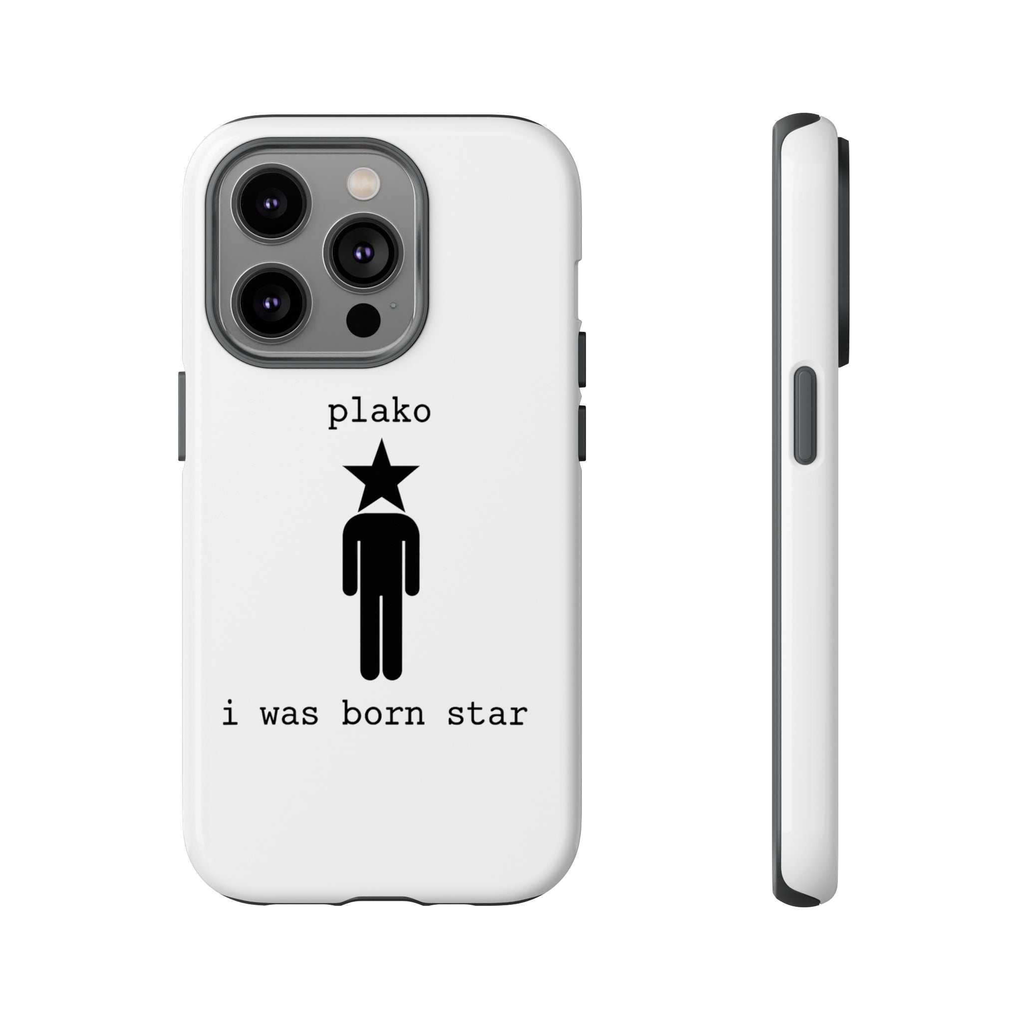 BORN STAR PHONE CASE [WHITE EDITION] [ICONS ONLY]