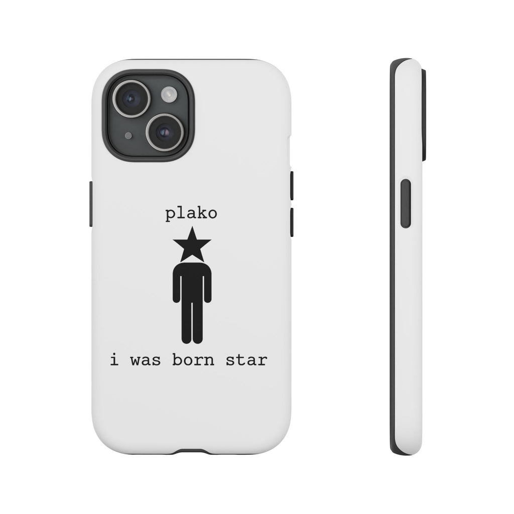 BORN STAR PHONE CASE [WHITE EDITION] [ICONS ONLY]