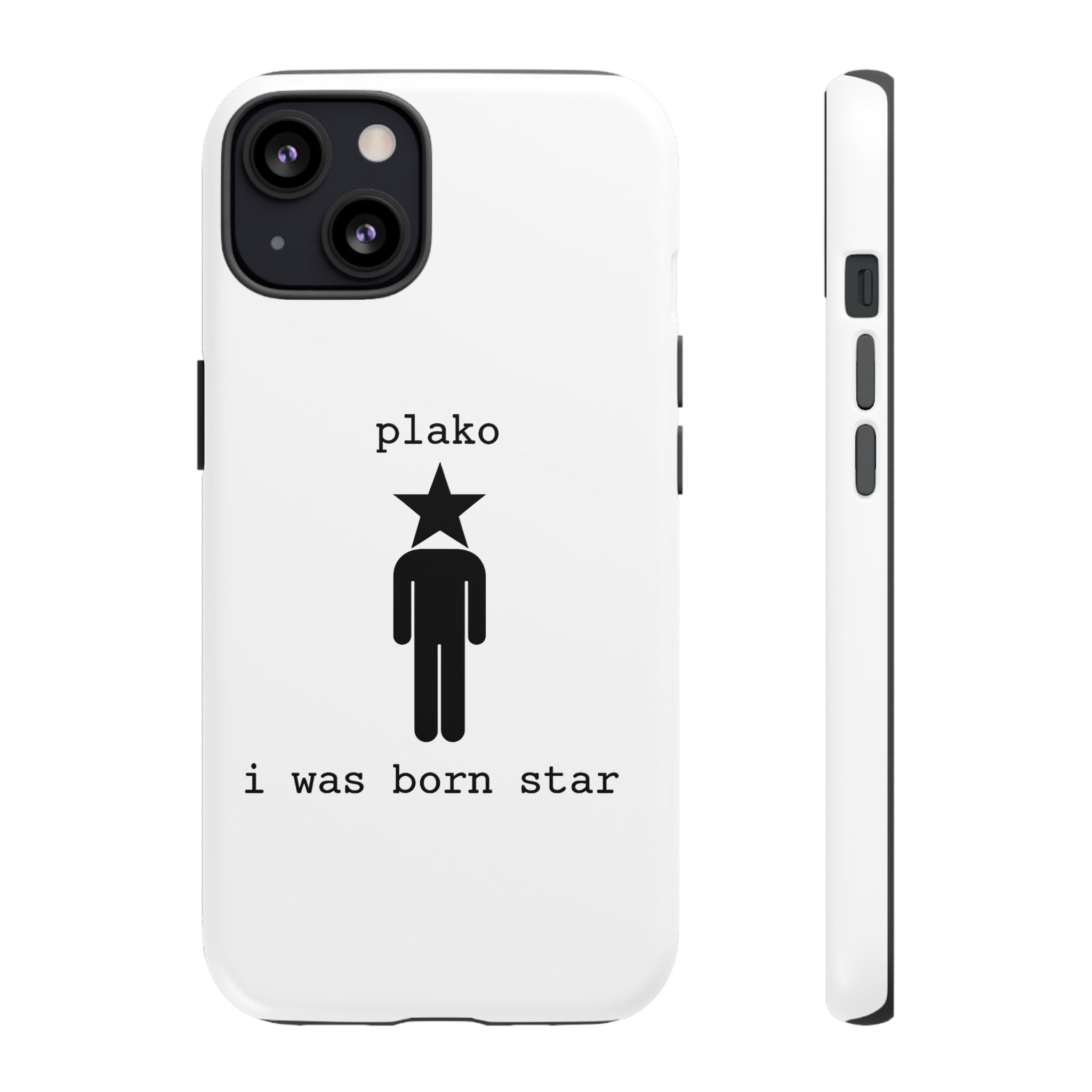BORN STAR PHONE CASE [WHITE EDITION] [ICONS ONLY]