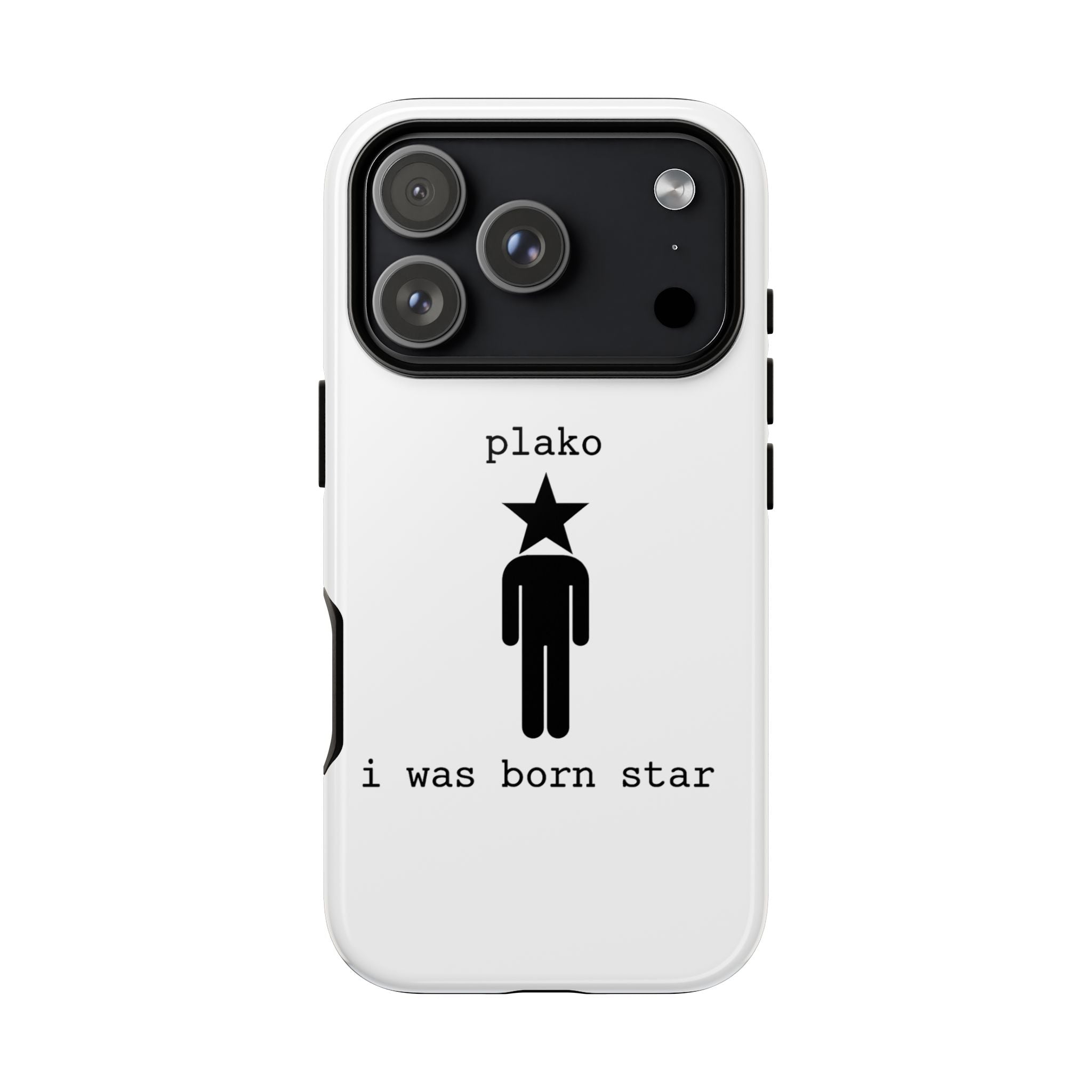 BORN STAR PHONE CASE [WHITE EDITION] [ICONS ONLY]