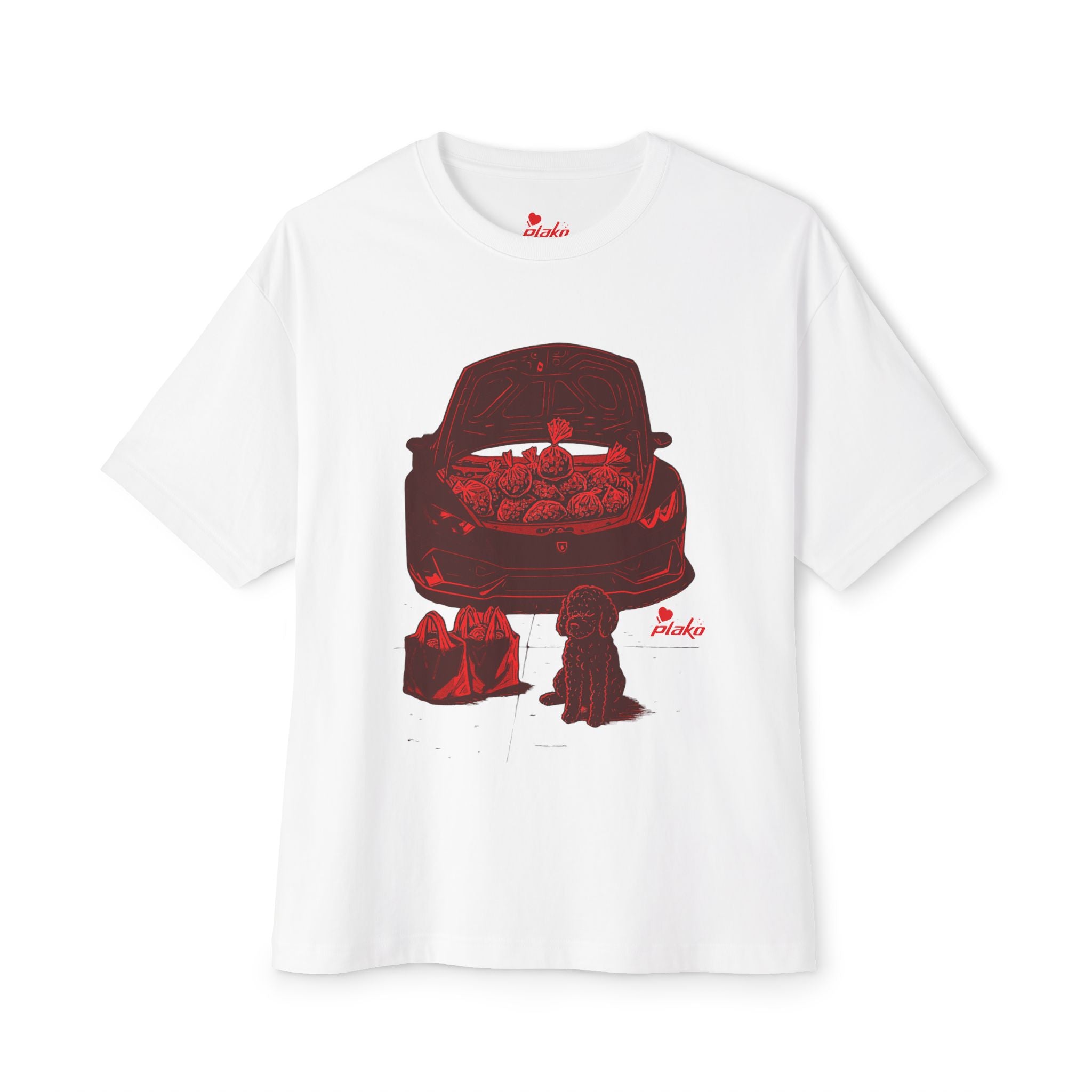 I'M A MILLIONAIRE DOG TEE  [RED EDITION]