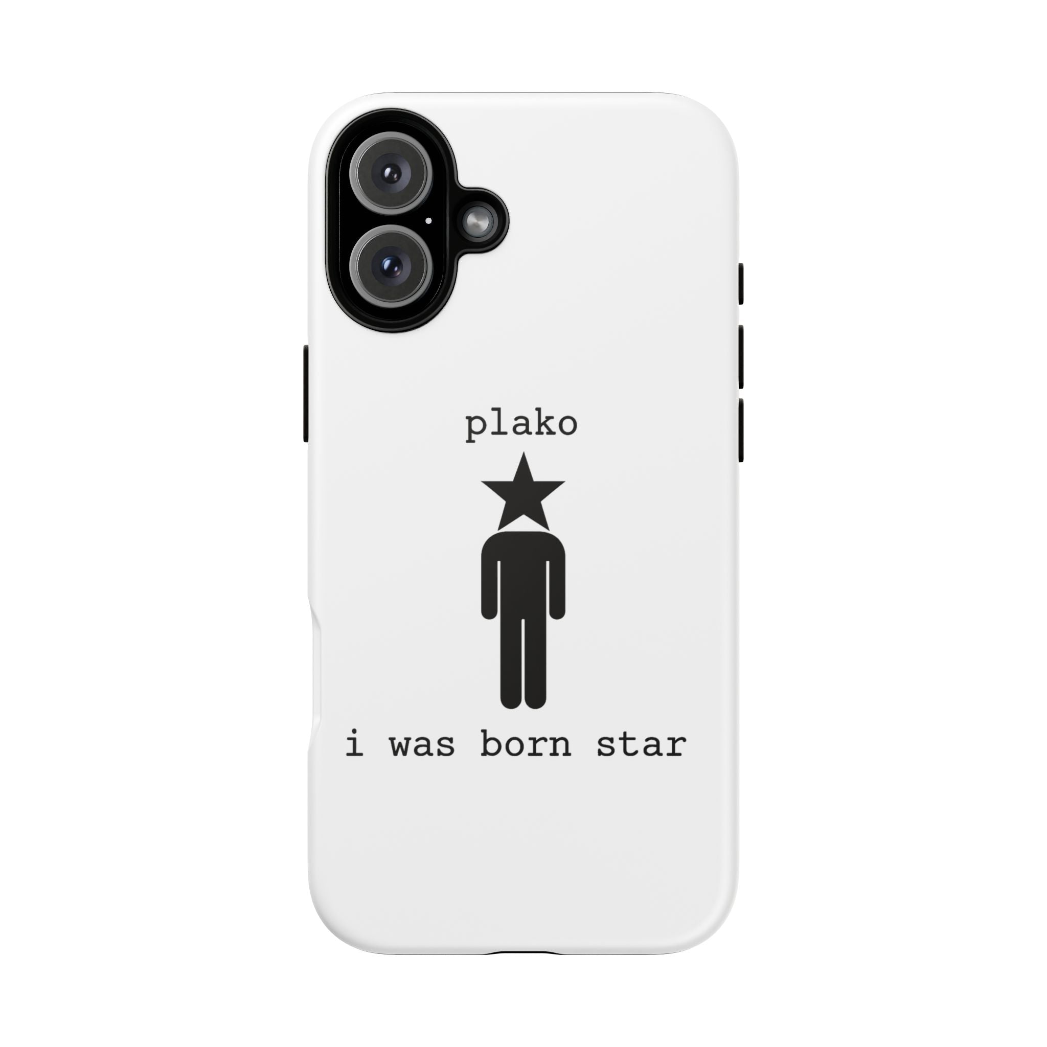 BORN STAR PHONE CASE [WHITE EDITION] [ICONS ONLY]