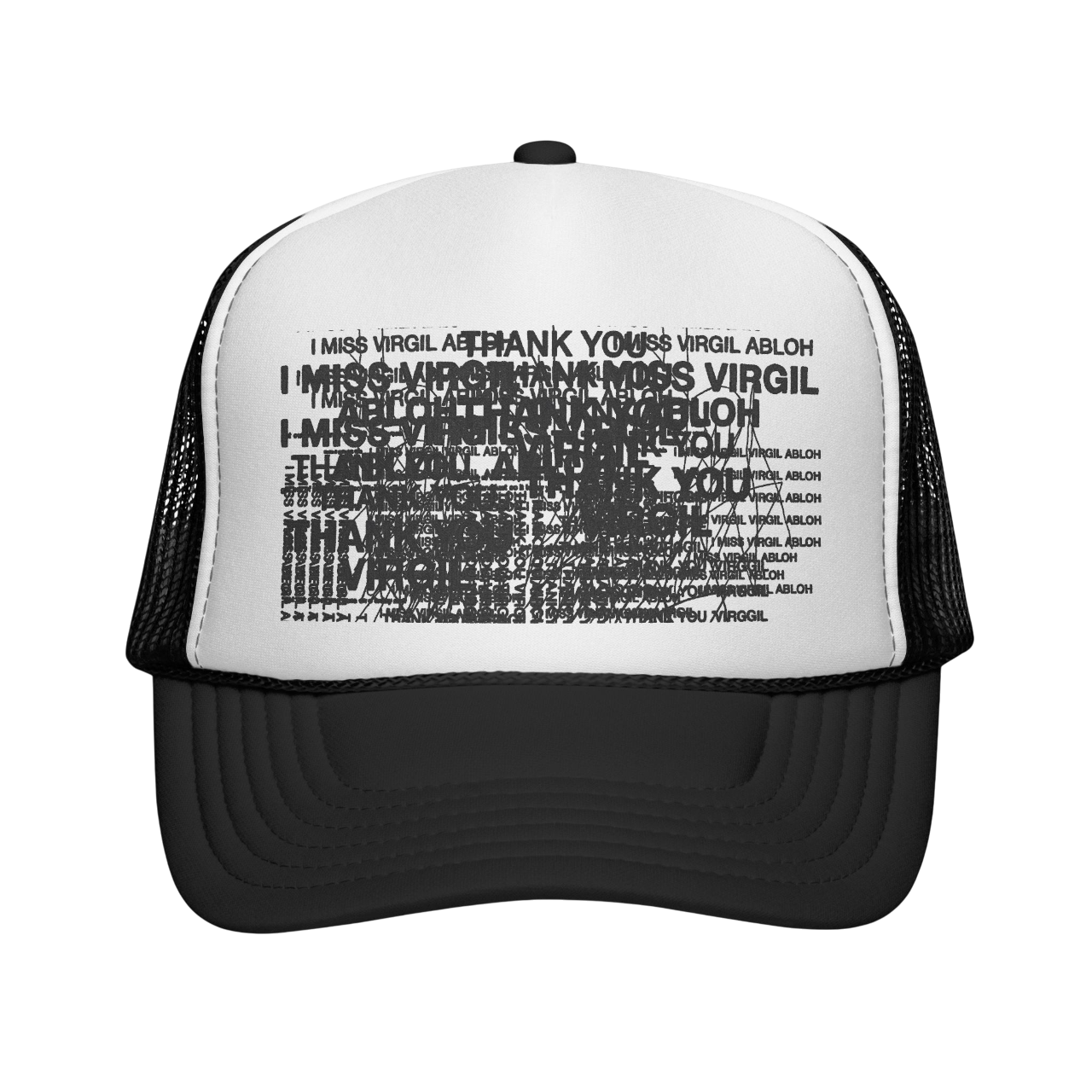 "OFF WHITE" TRUCKER HAT[ICONS ONLY]