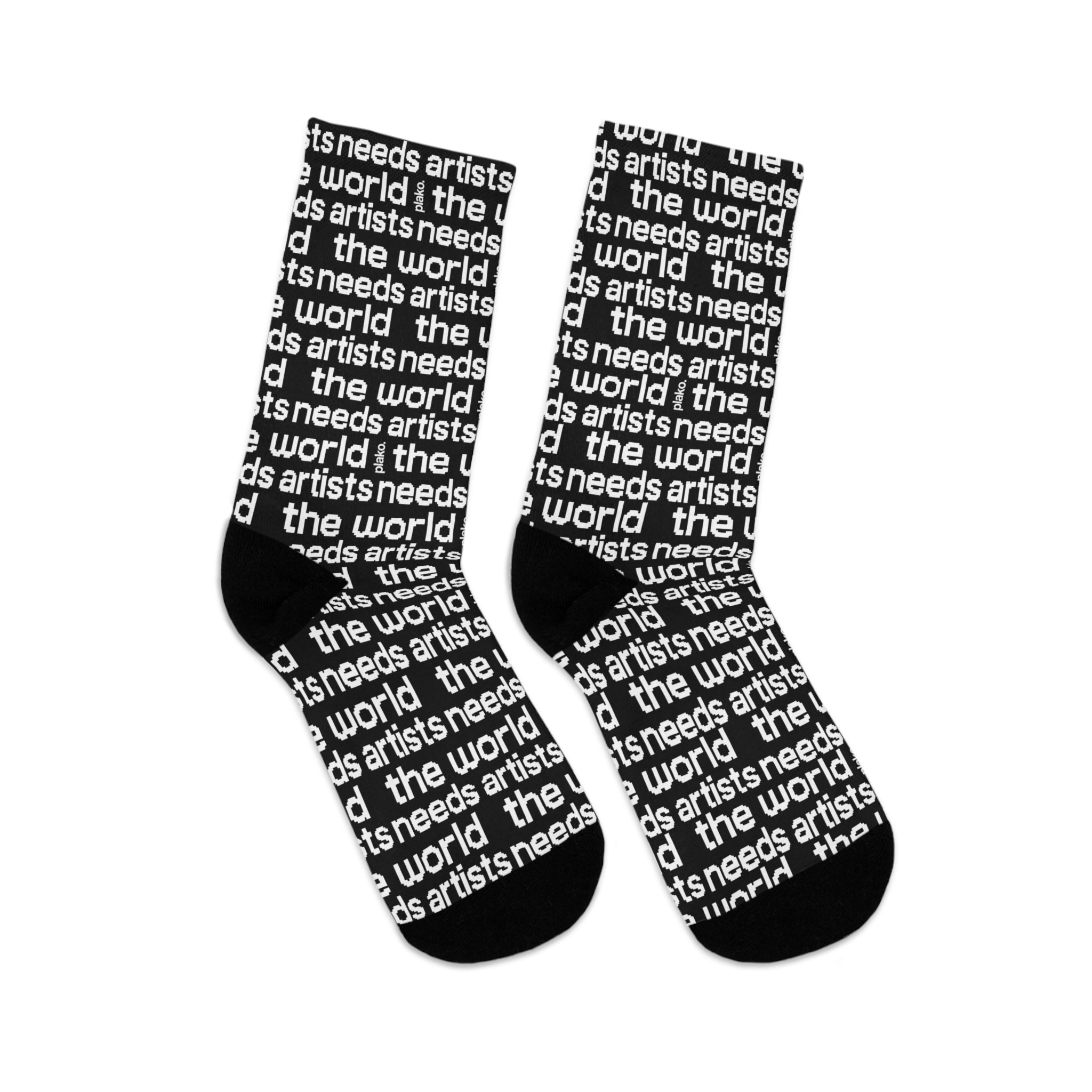 PLAKO ESSENTIALS THE WORLD NEEDS ARTISTS SOCKS [1 PAIR]