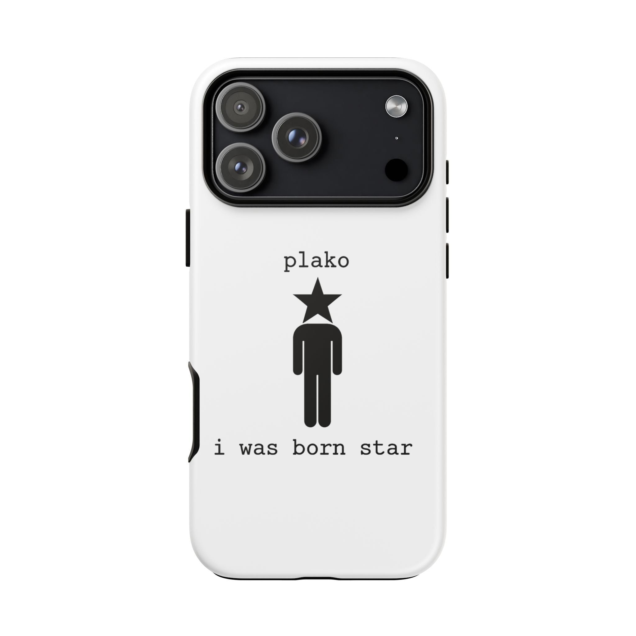 BORN STAR PHONE CASE [WHITE EDITION] [ICONS ONLY]