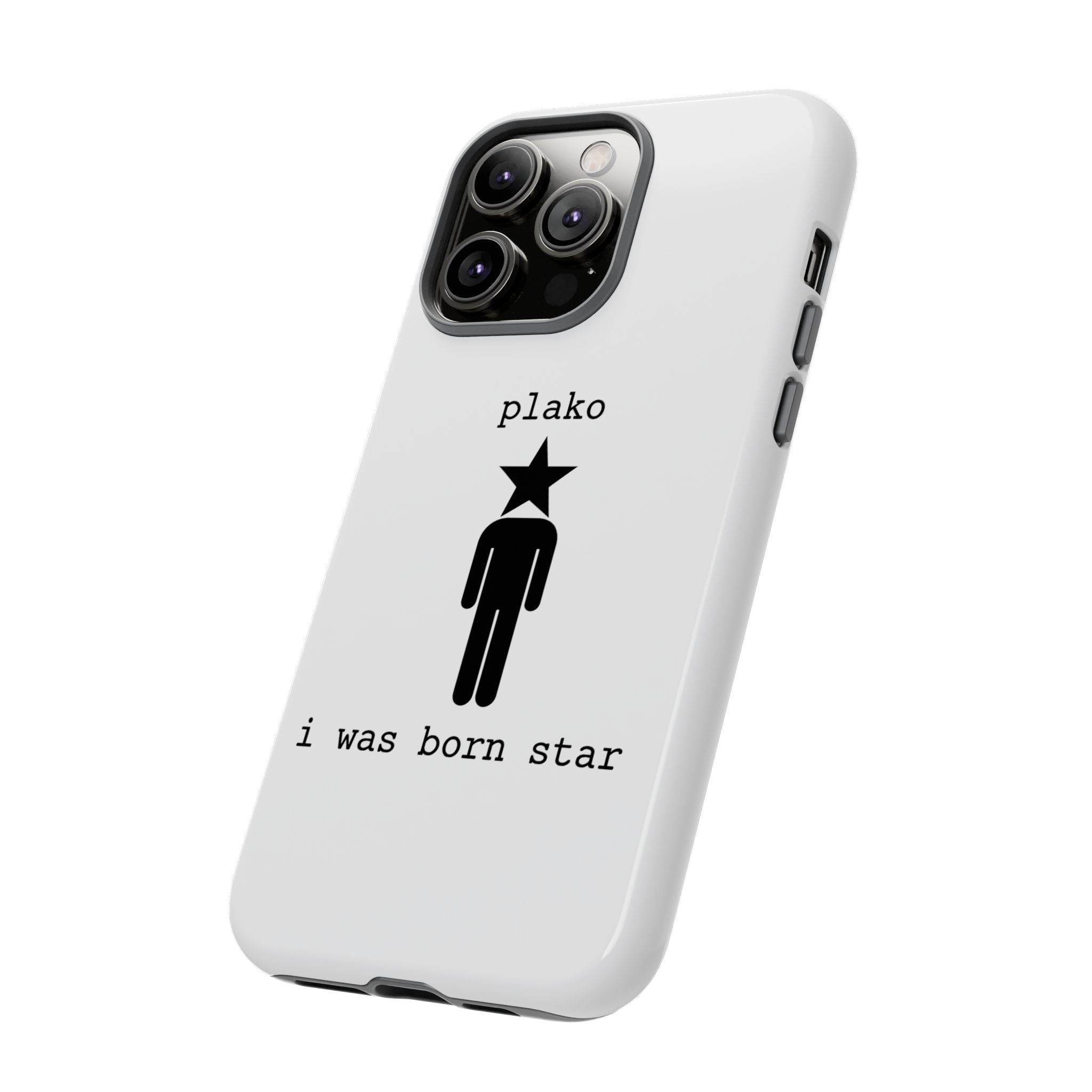 BORN STAR PHONE CASE [WHITE EDITION] [ICONS ONLY]