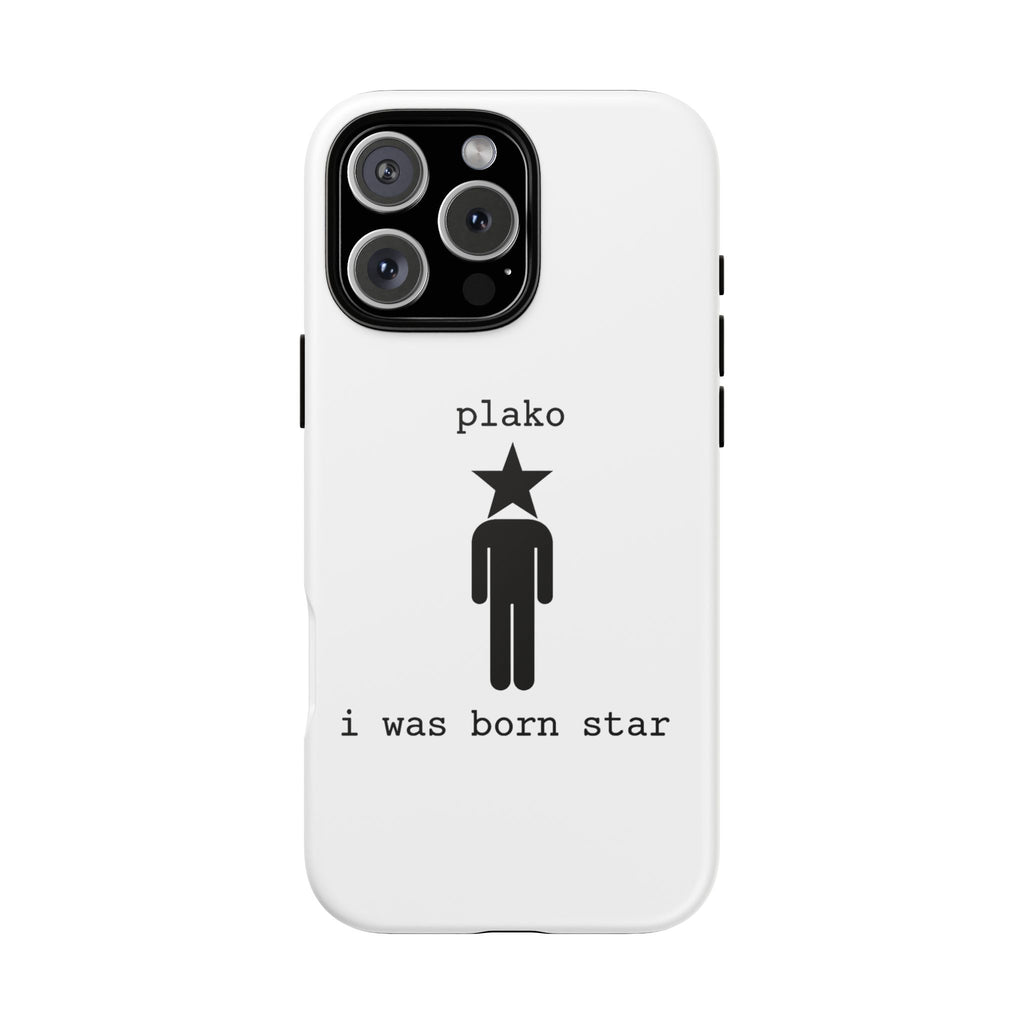 BORN STAR PHONE CASE [WHITE EDITION] [ICONS ONLY]