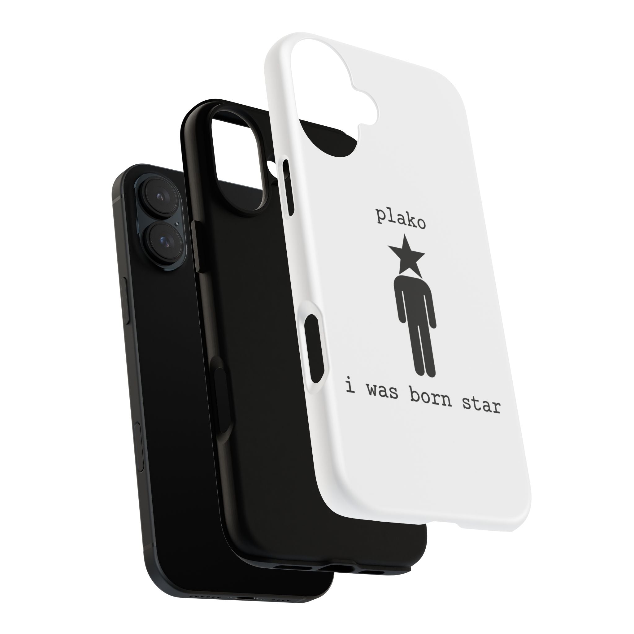 BORN STAR PHONE CASE [WHITE EDITION] [ICONS ONLY]