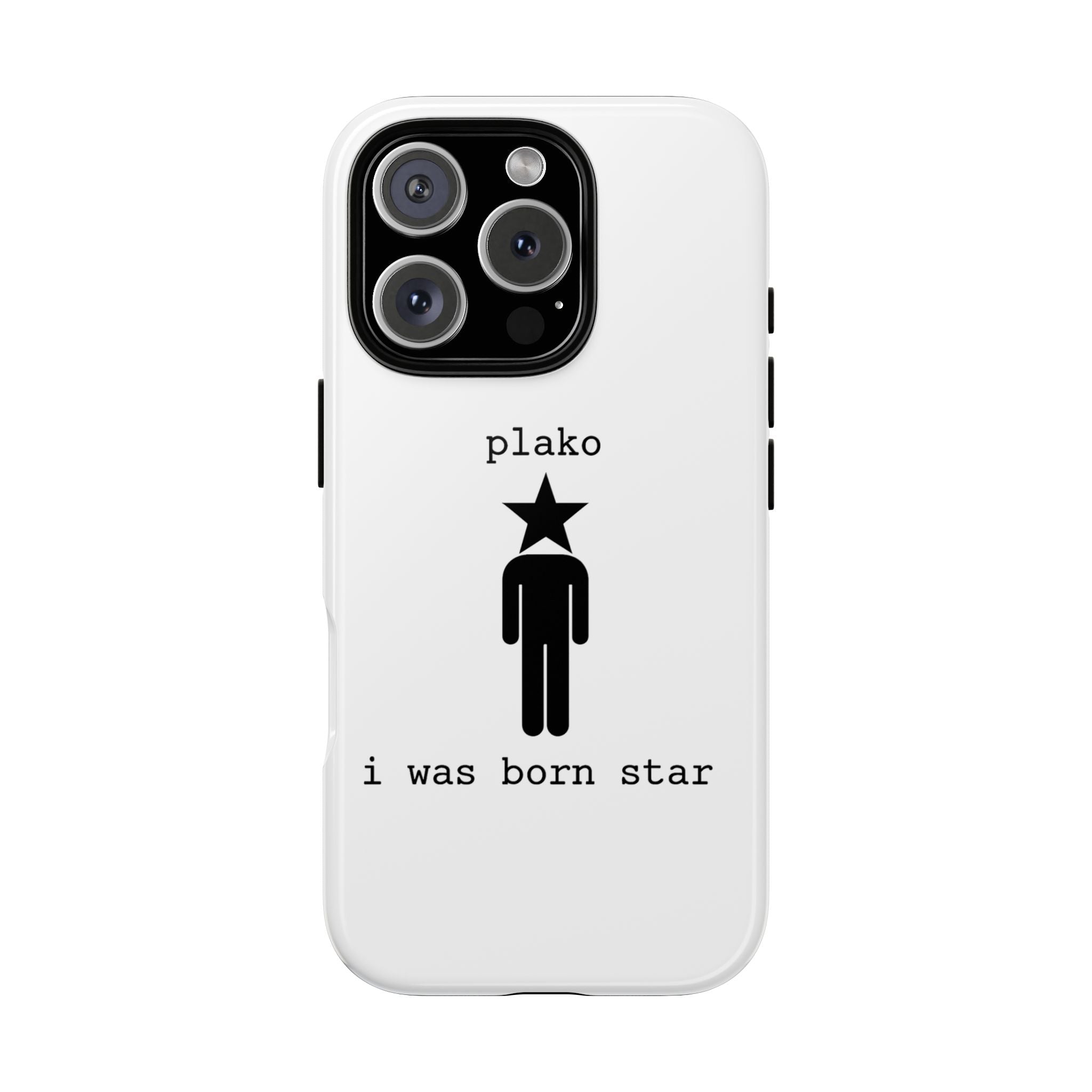BORN STAR PHONE CASE [WHITE EDITION] [ICONS ONLY]