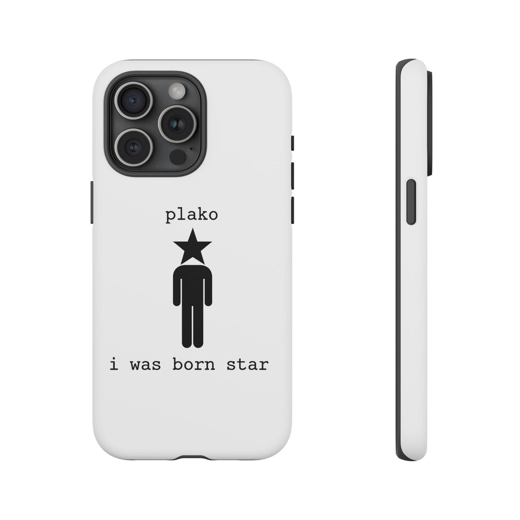 BORN STAR PHONE CASE [WHITE EDITION] [ICONS ONLY]