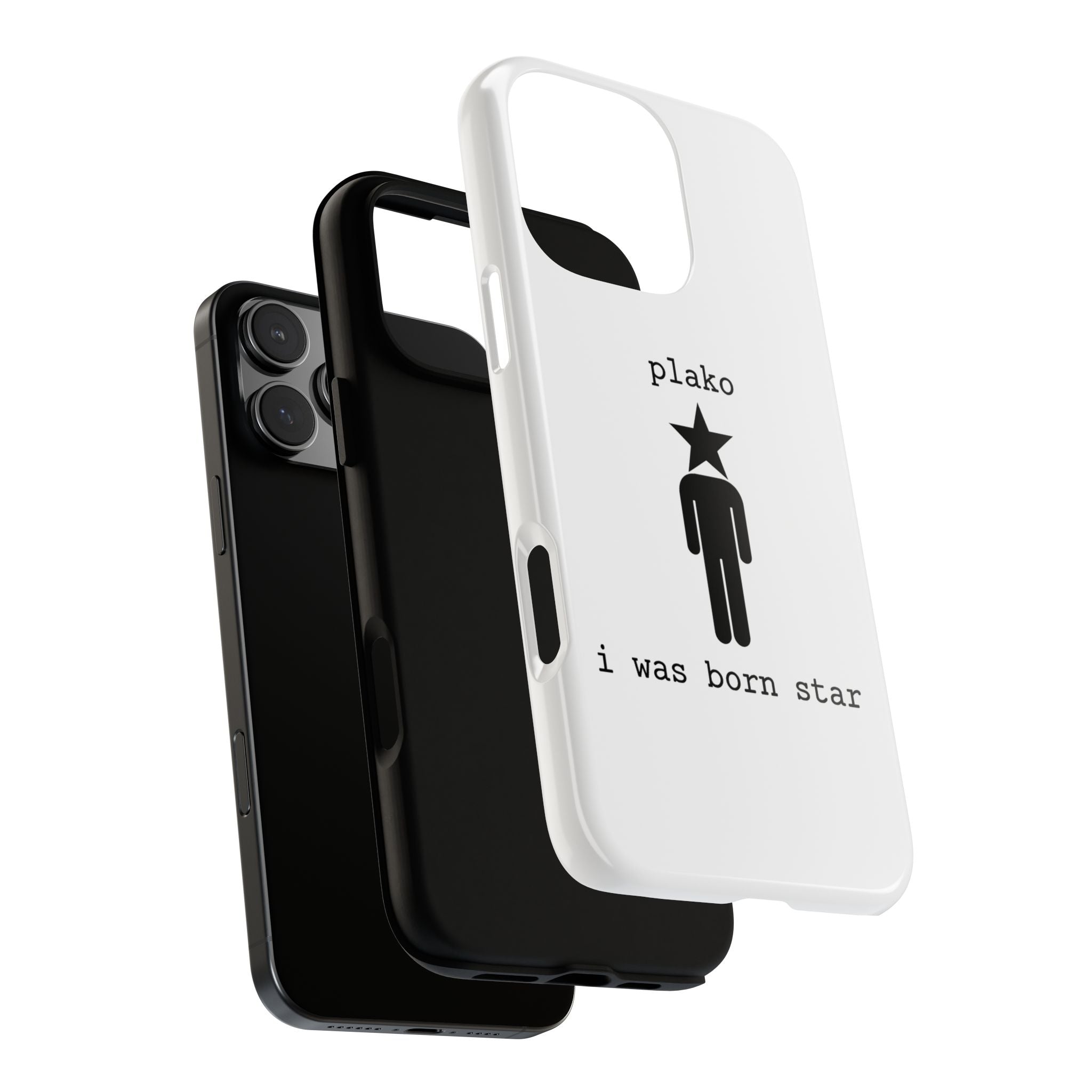 BORN STAR PHONE CASE [WHITE EDITION] [ICONS ONLY]