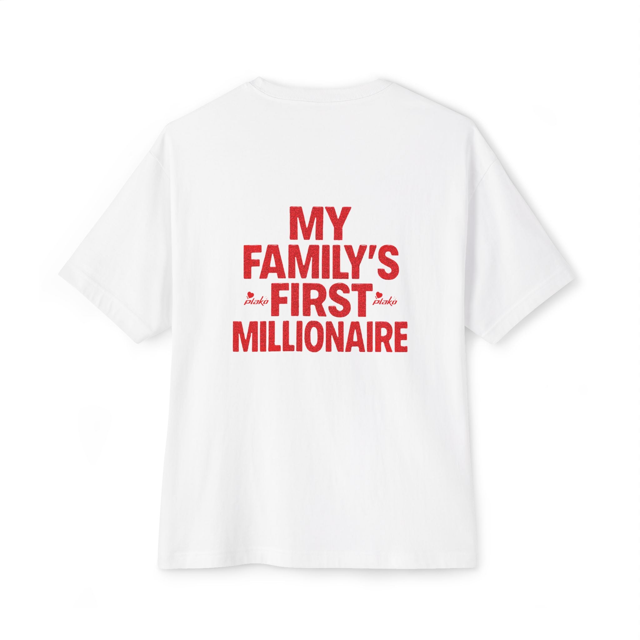 I'M A MILLIONAIRE DOG TEE  [RED EDITION]