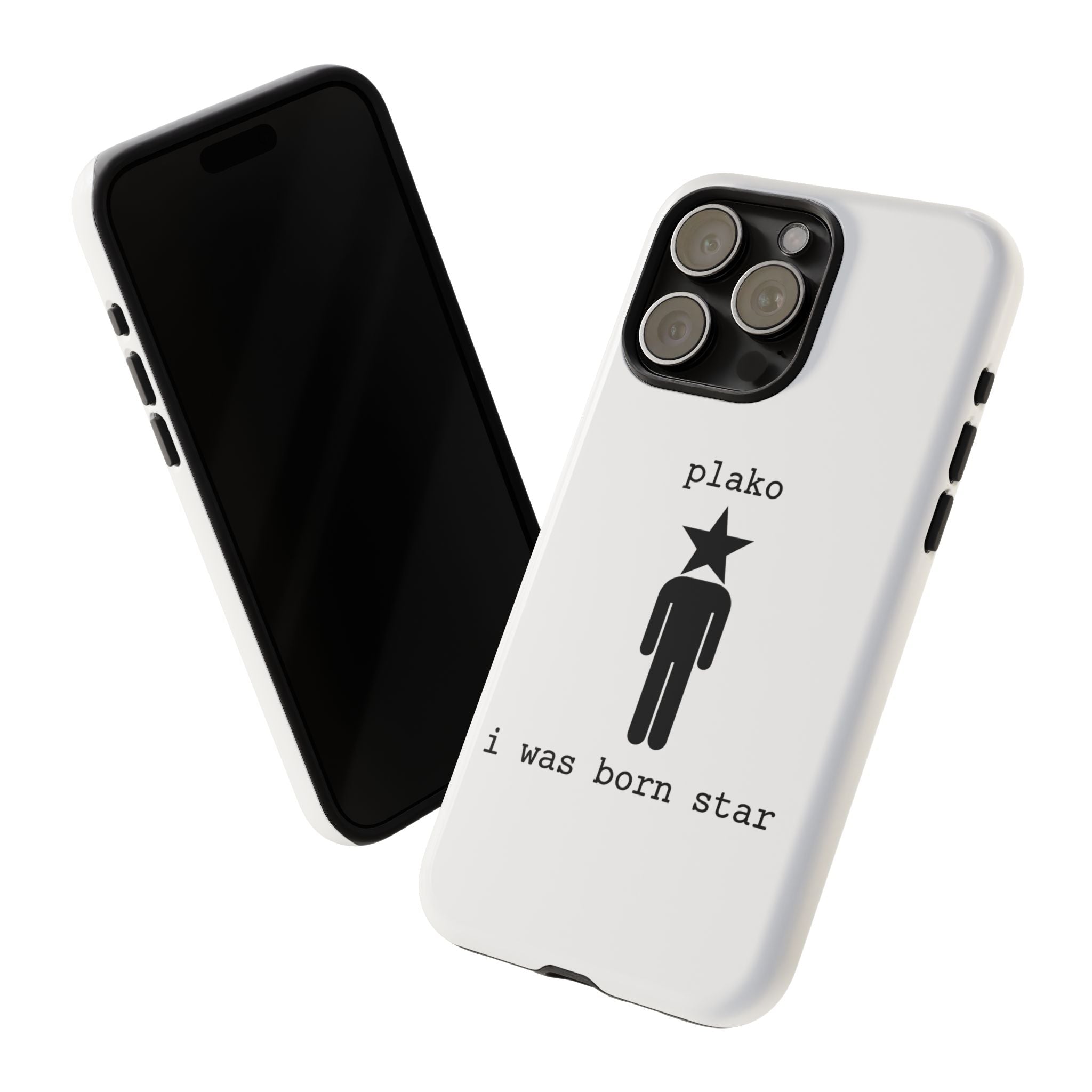 BORN STAR PHONE CASE [WHITE EDITION] [ICONS ONLY]