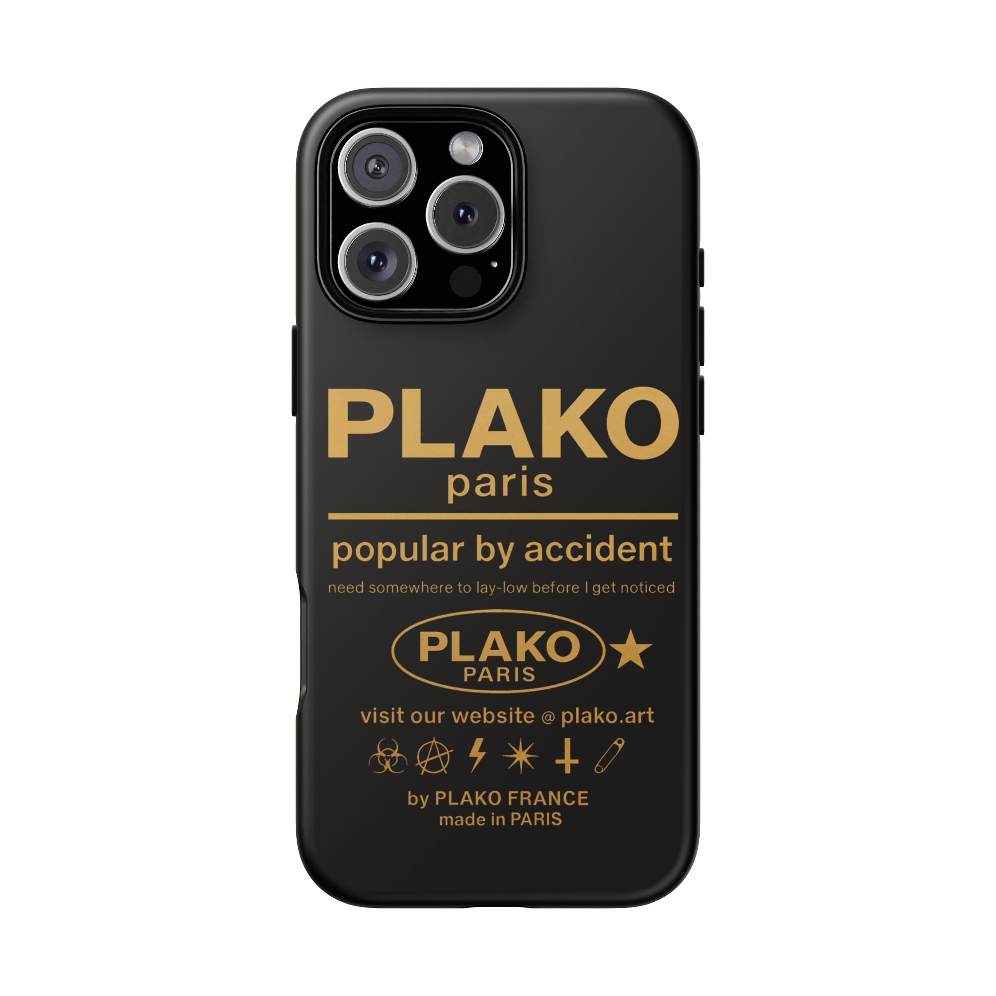 PBA PHONE CASE [GOLD EDITION]  [icons only]