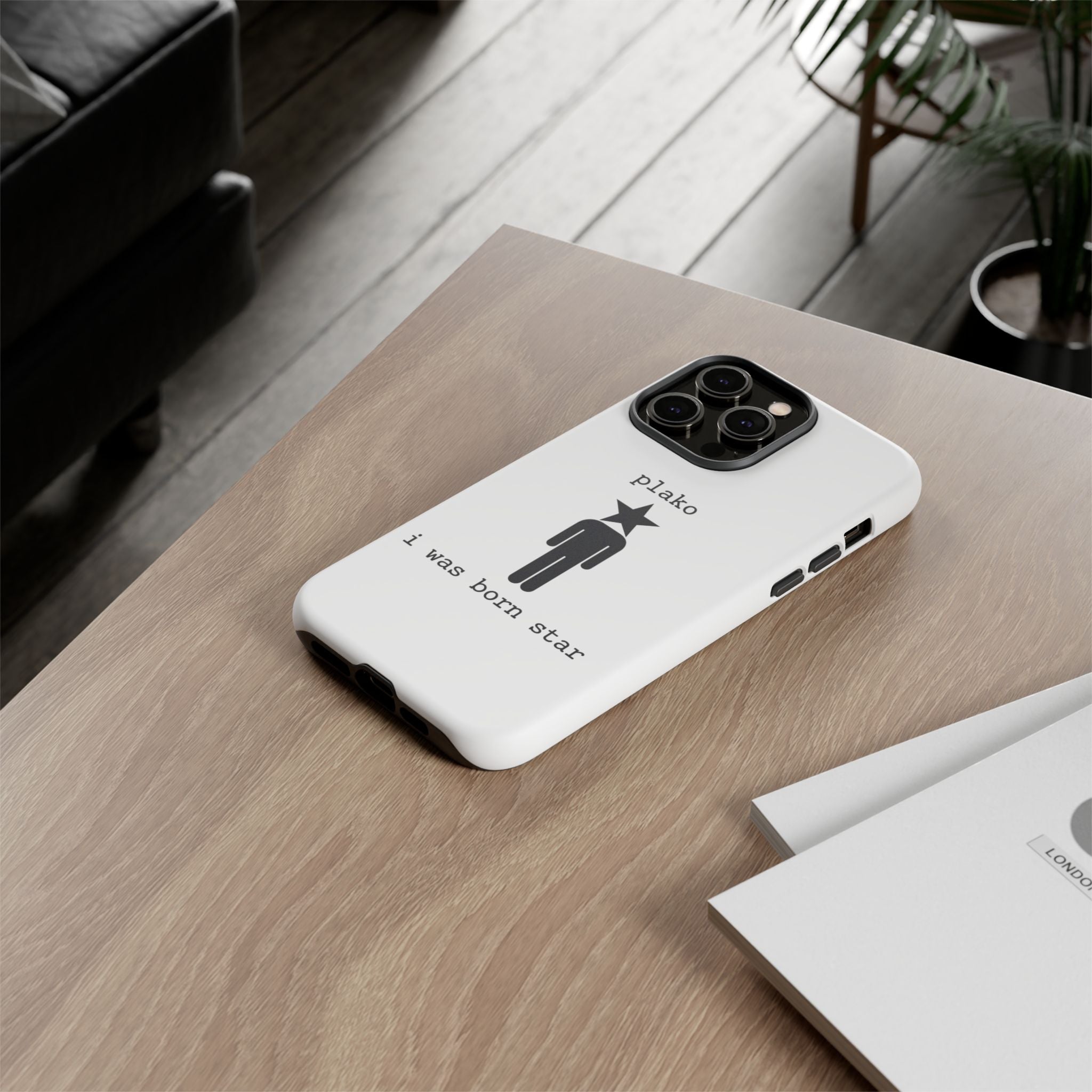 BORN STAR PHONE CASE [WHITE EDITION] [ICONS ONLY]