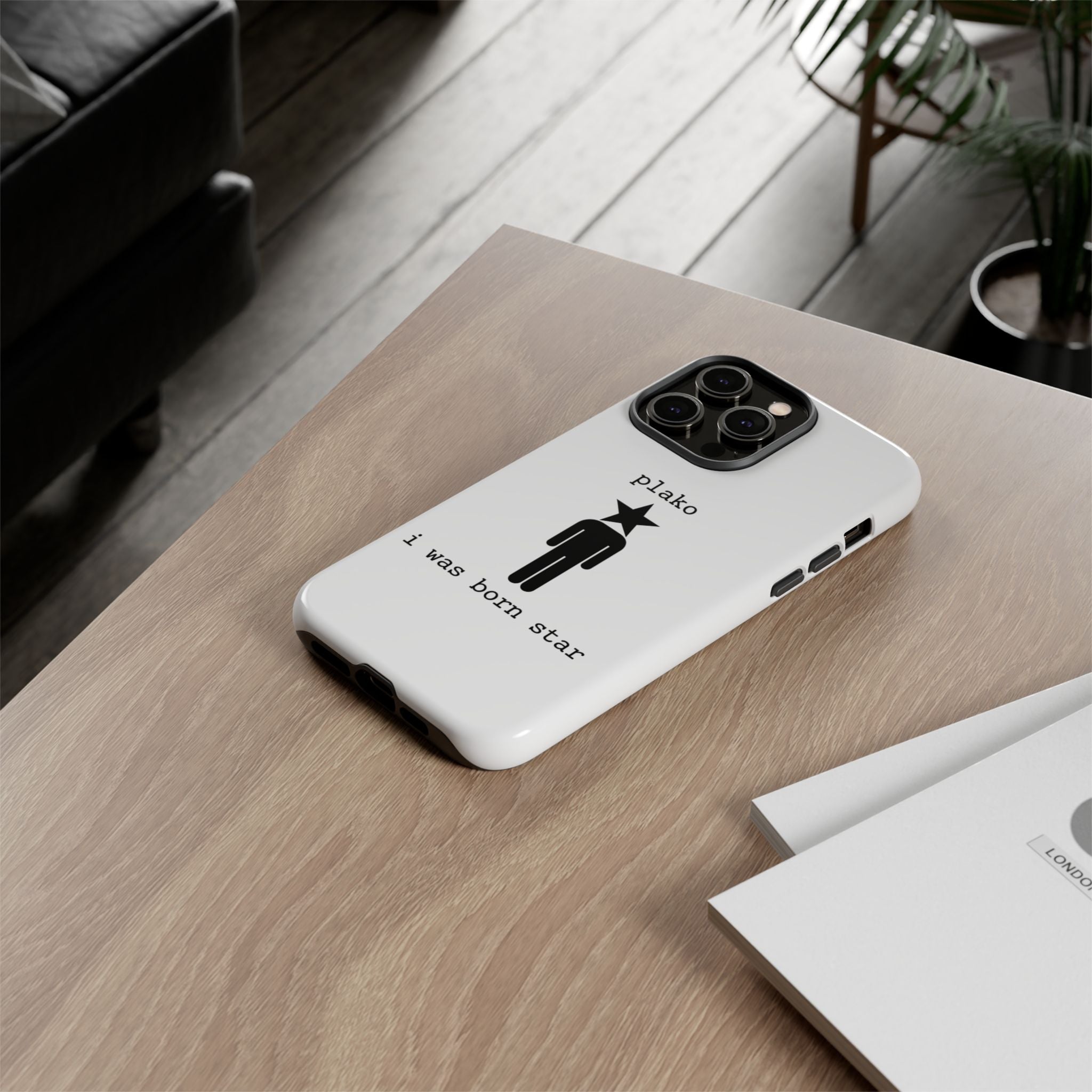 BORN STAR PHONE CASE [WHITE EDITION] [ICONS ONLY]