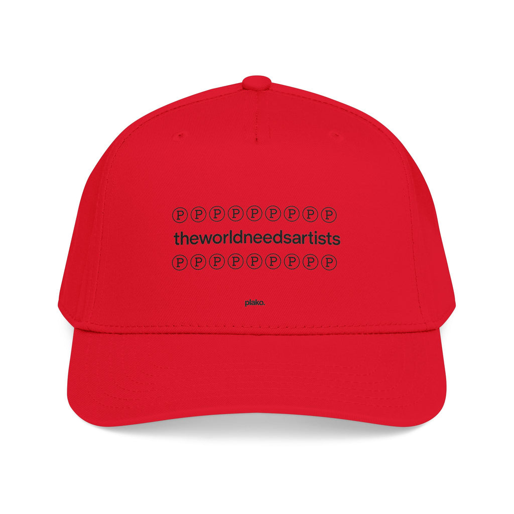 the world needs artists baseball cap