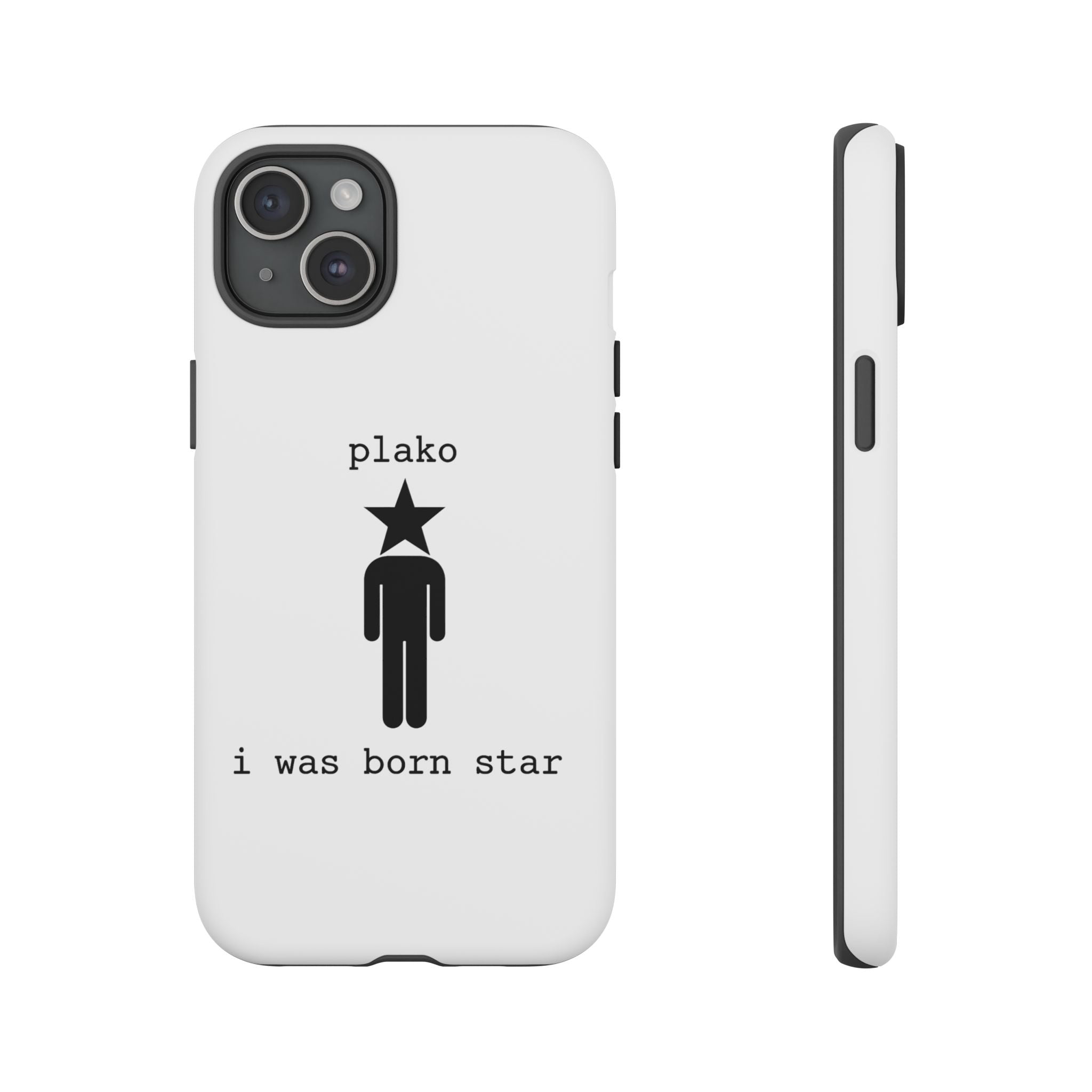 BORN STAR PHONE CASE [WHITE EDITION] [ICONS ONLY]