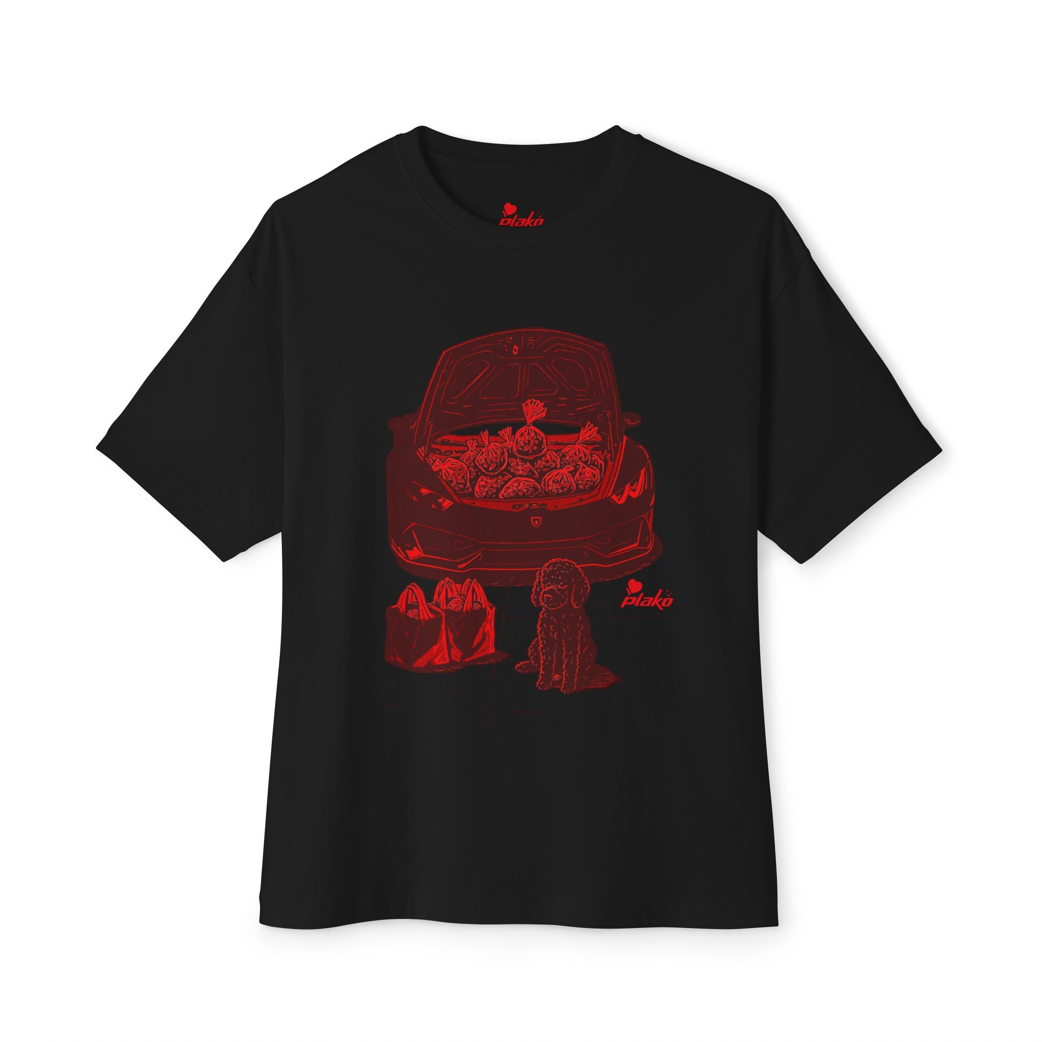 I'M A MILLIONAIRE DOG TEE  [RED EDITION]
