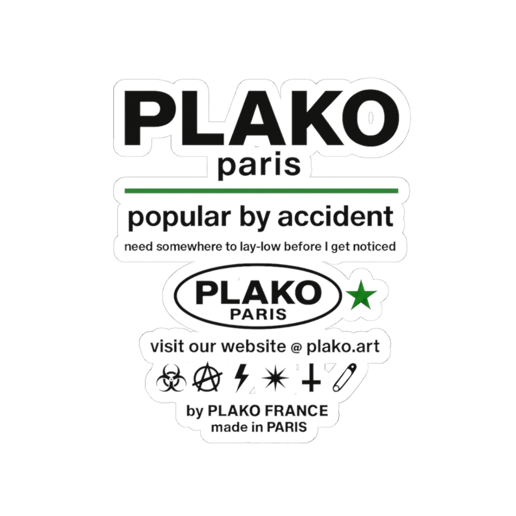 POPULAR BY ACCIDENT STICKER