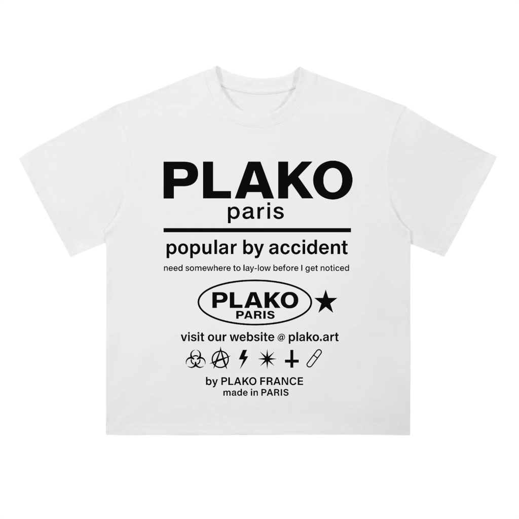POPULAR BY ACCIDENT TEE [BLACK EDITION]