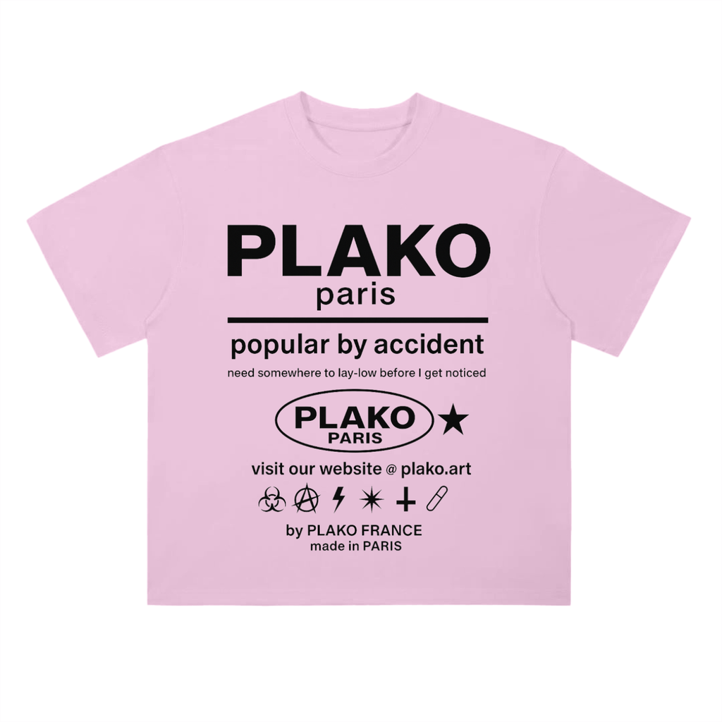 POPULAR BY ACCIDENT TEE [BLACK EDITION]