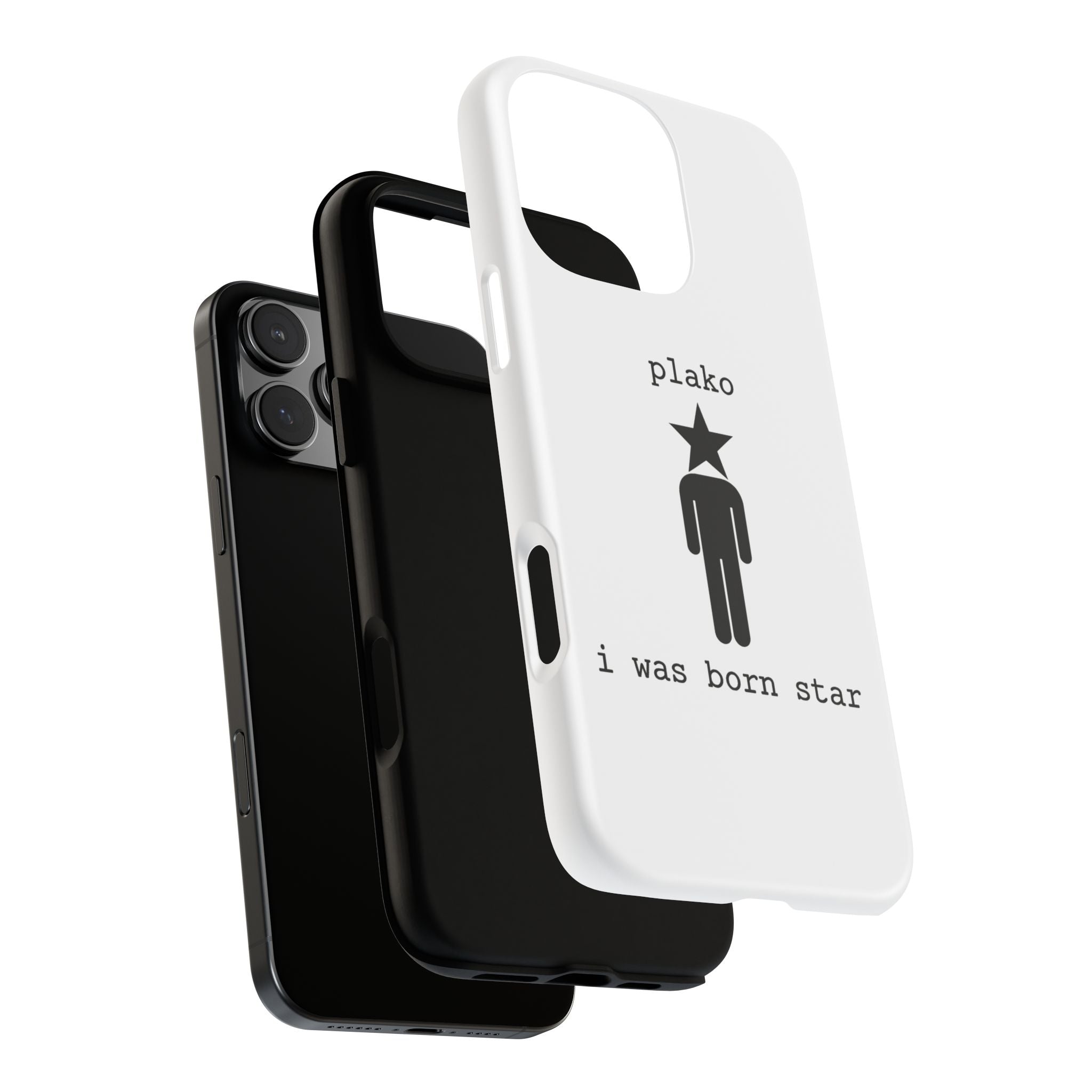 BORN STAR PHONE CASE [WHITE EDITION] [ICONS ONLY]