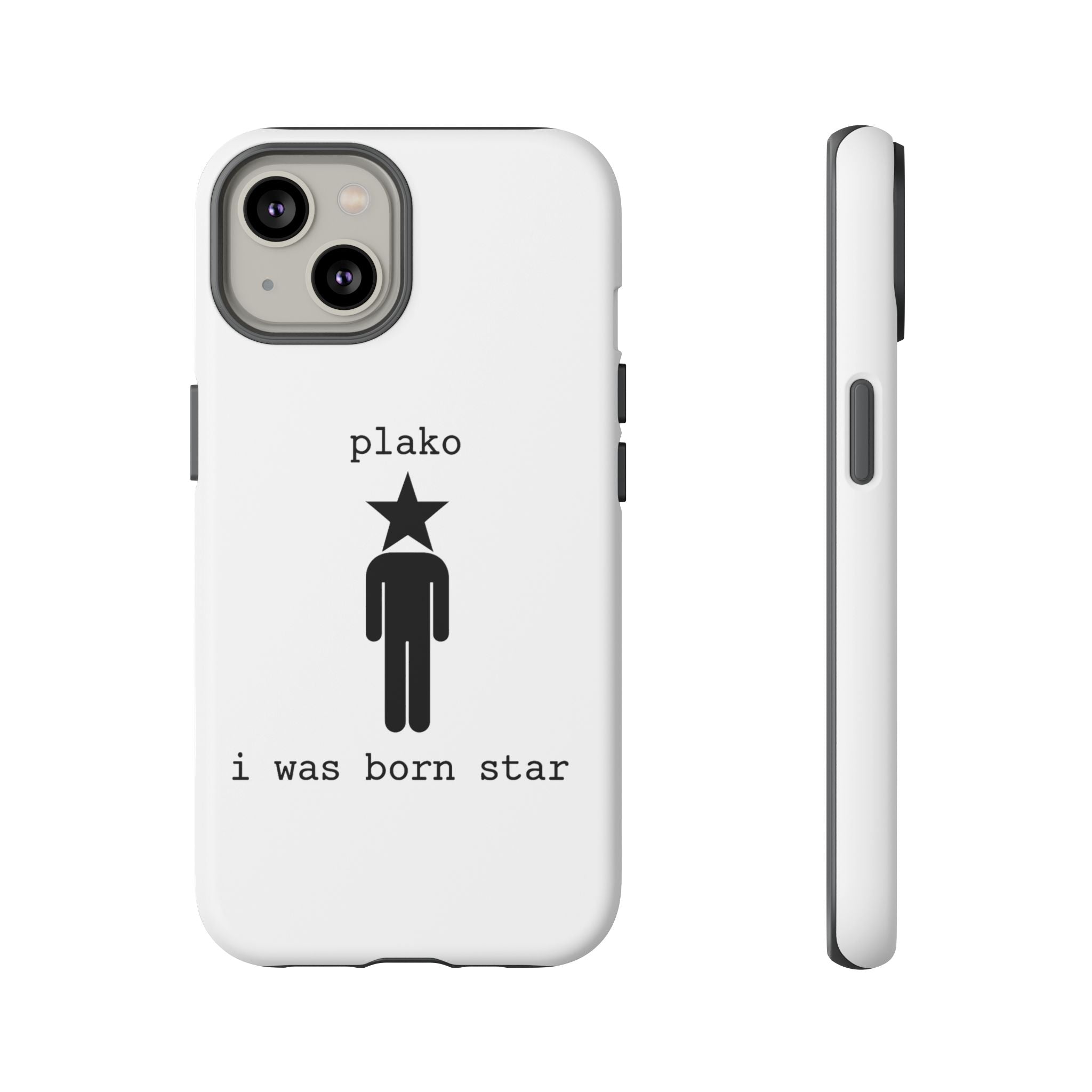 BORN STAR PHONE CASE [WHITE EDITION] [ICONS ONLY]