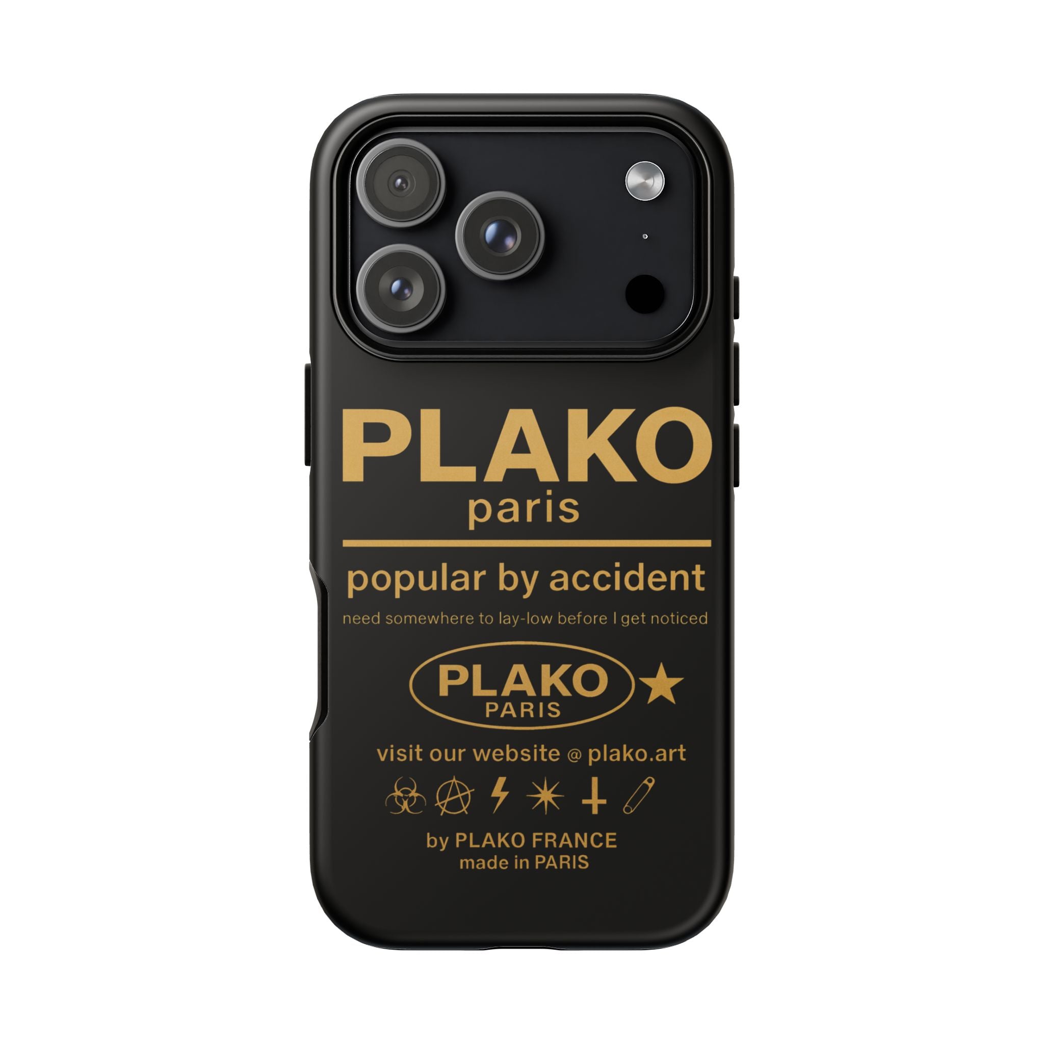 PBA PHONE CASE [GOLD EDITION]  [icons only]