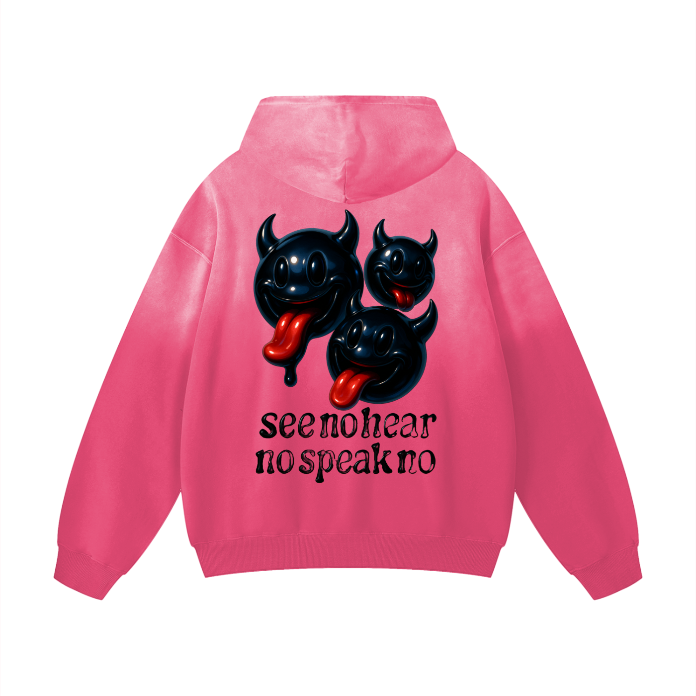 NO EVIL SUN-FADED HOODIE