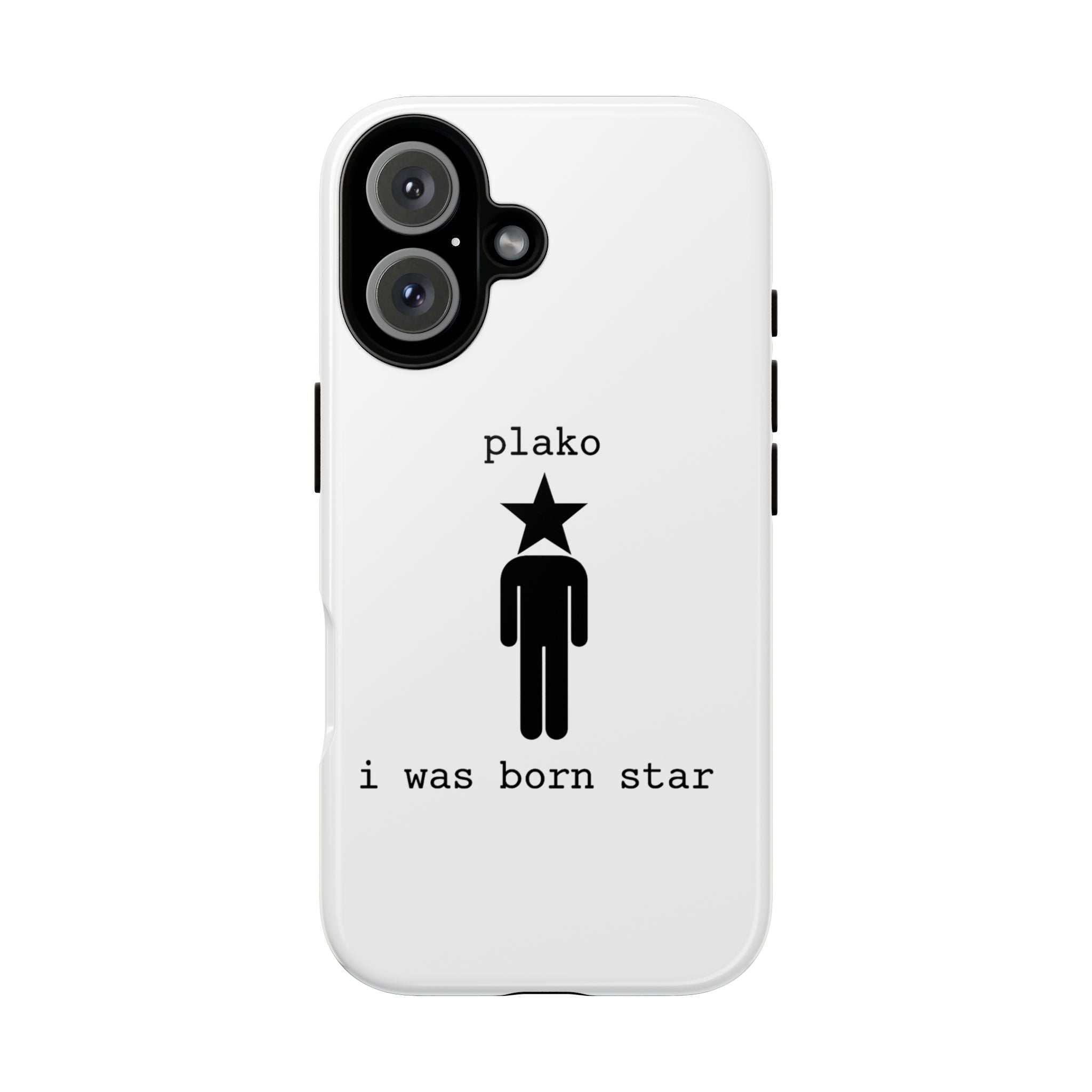 BORN STAR PHONE CASE [WHITE EDITION] [ICONS ONLY]