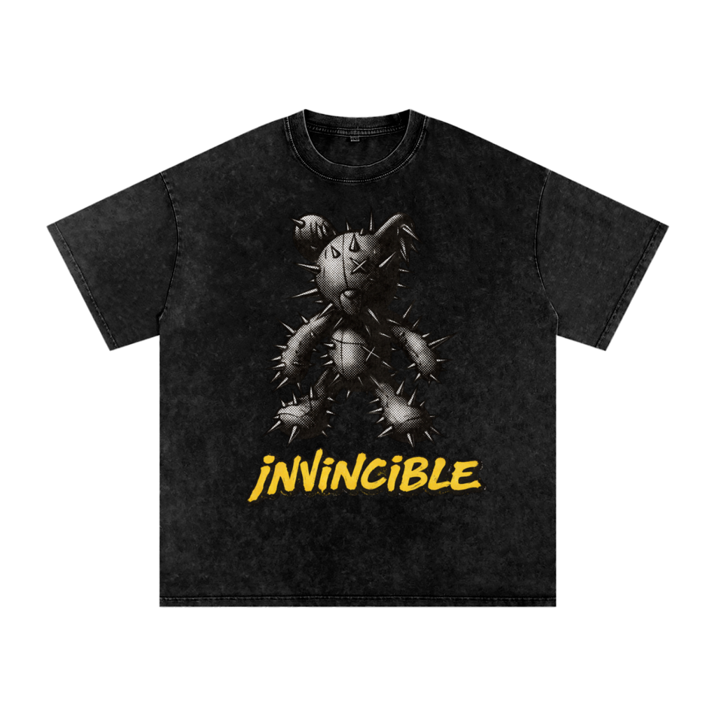 invincible snow washed tee