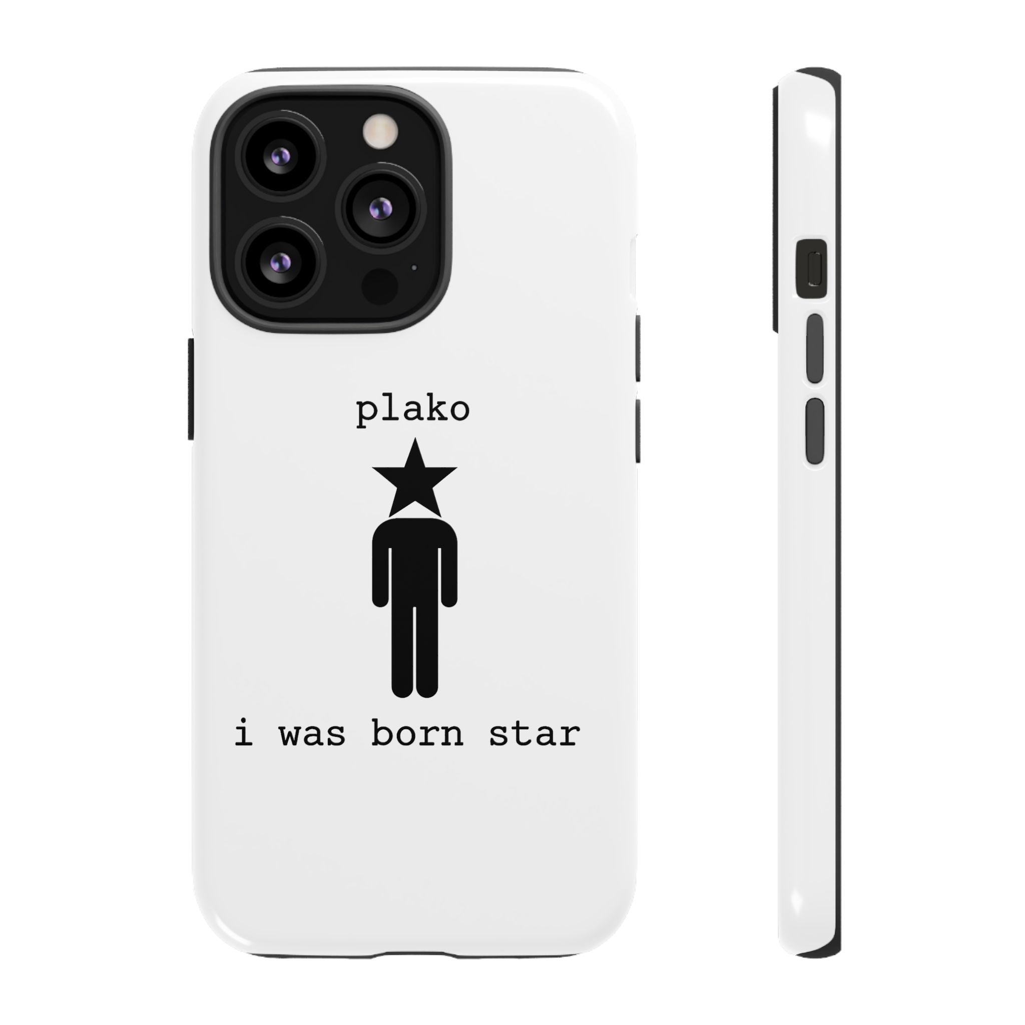 BORN STAR PHONE CASE [WHITE EDITION] [ICONS ONLY]