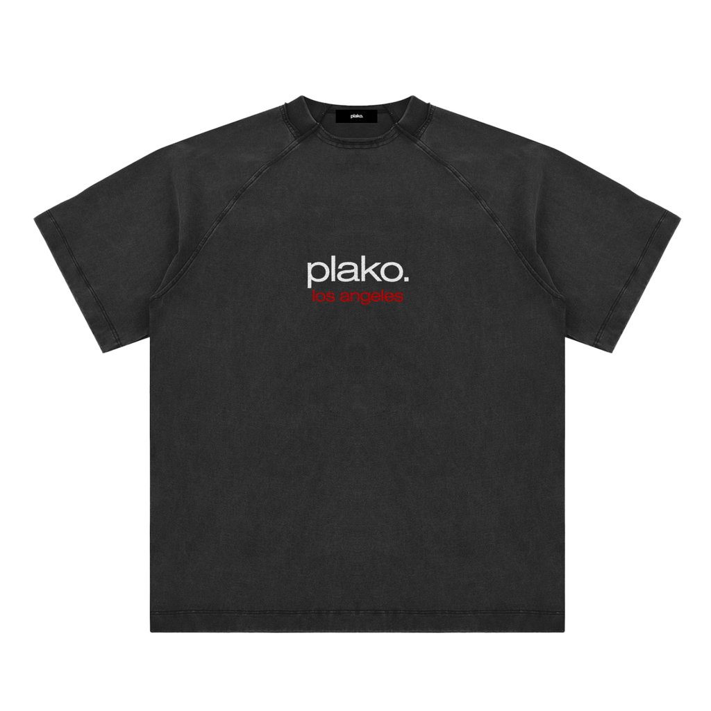 plako los angeles vintage washed tee