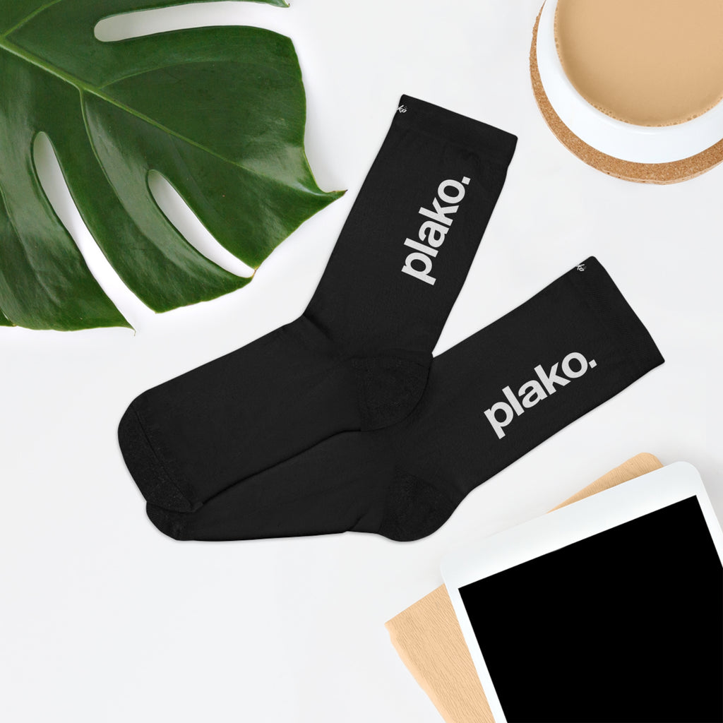 PLAKO ESSENTIALS CLASSIC LOGO SOCKS [1 PAIR]
