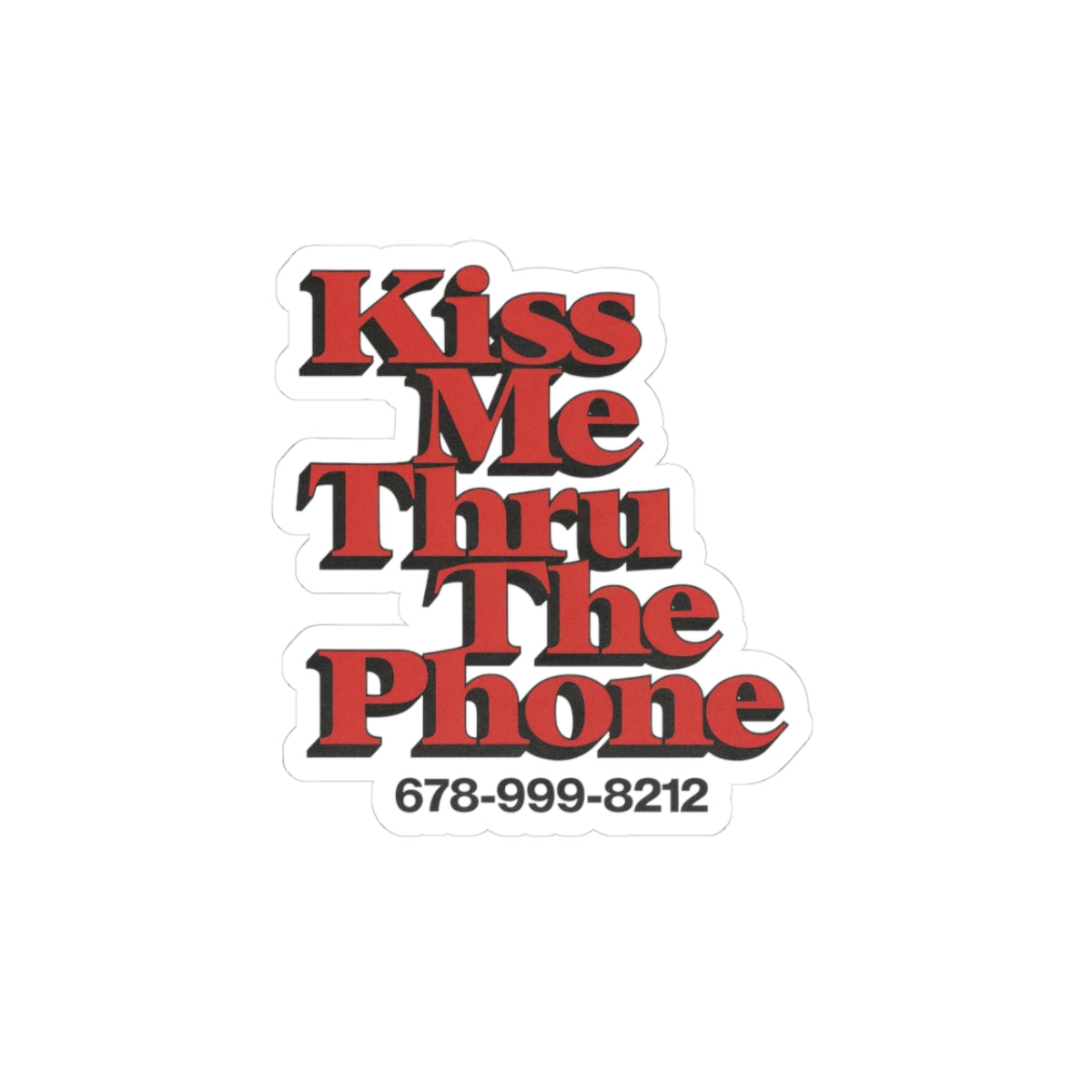KISS ME THRU THE PHONE STICKER [ICONS ONLY]