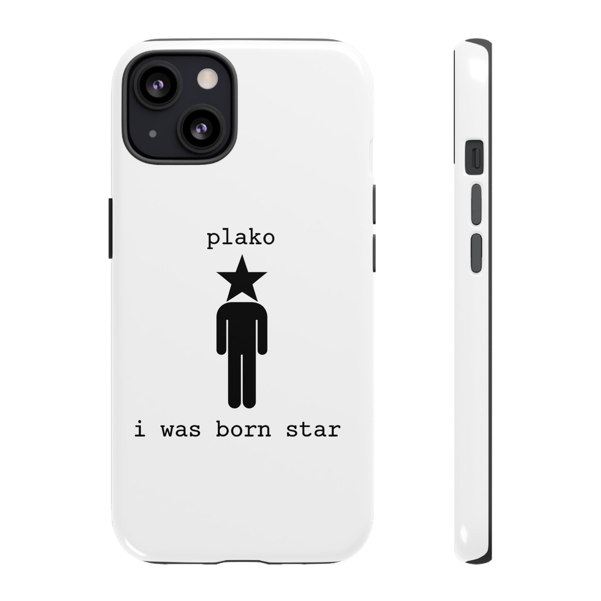 BORN STAR PHONE CASE [WHITE EDITION] [ICONS ONLY]