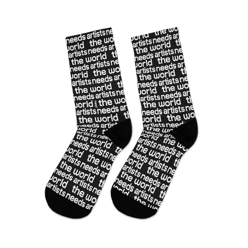 PLAKO ESSENTIALS THE WORLD NEEDS ARTISTS SOCKS [1 PAIR]