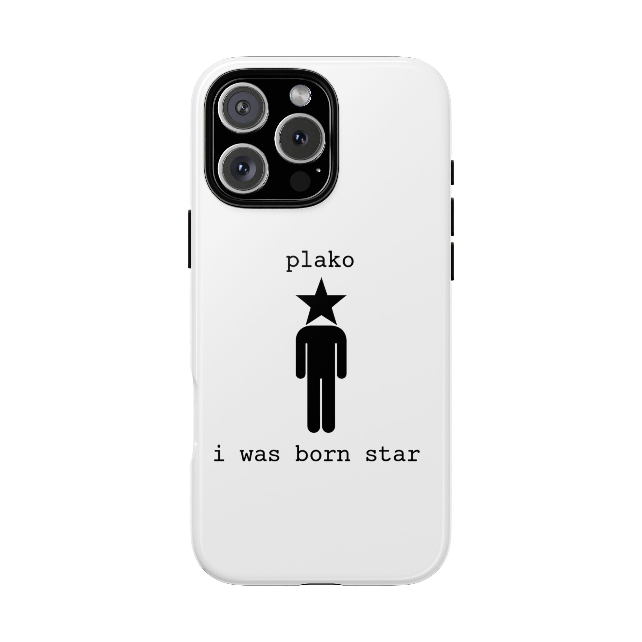BORN STAR PHONE CASE [WHITE EDITION] [ICONS ONLY]