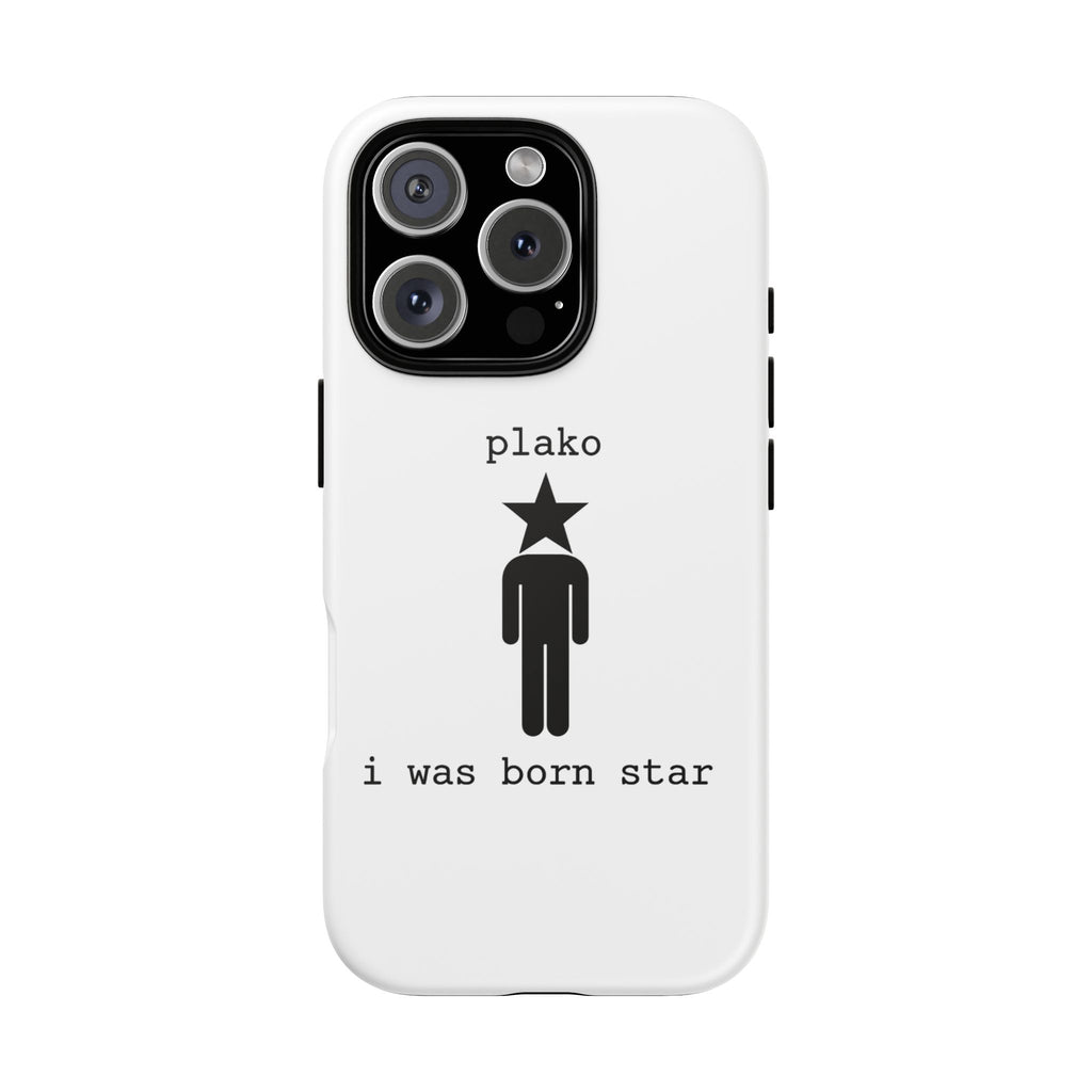BORN STAR PHONE CASE [WHITE EDITION] [ICONS ONLY]