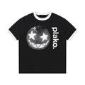 starball contrast ribbed tee