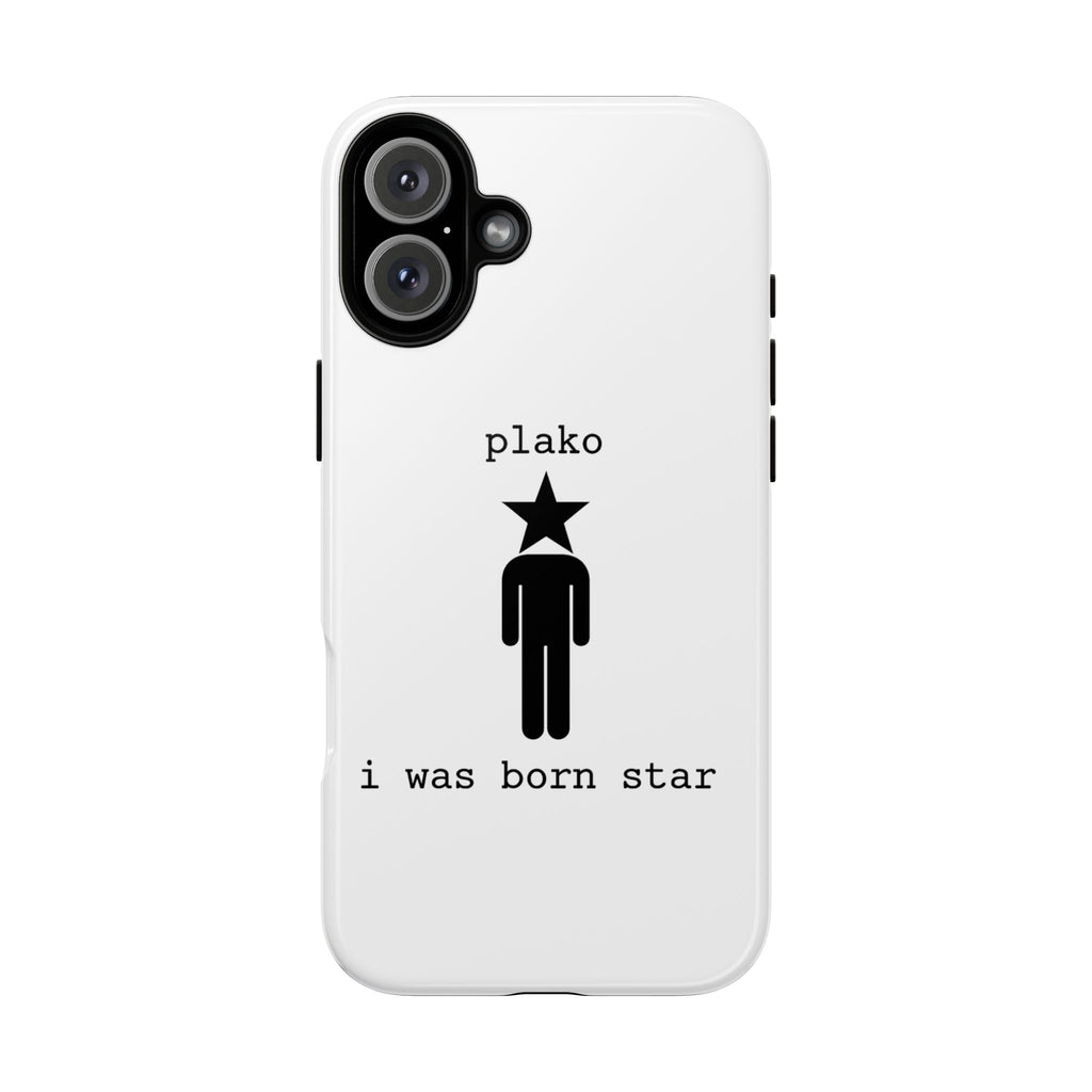 BORN STAR PHONE CASE [WHITE EDITION] [ICONS ONLY]