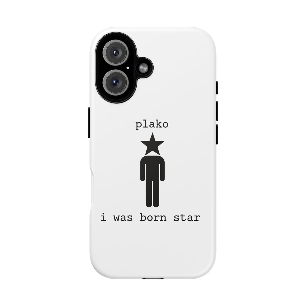 BORN STAR PHONE CASE [WHITE EDITION] [ICONS ONLY]