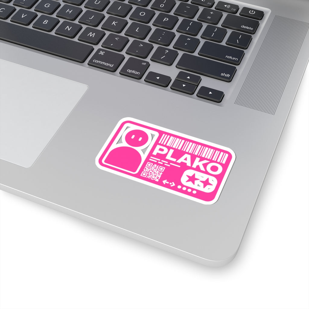 PLAKO PINK ID STICKER